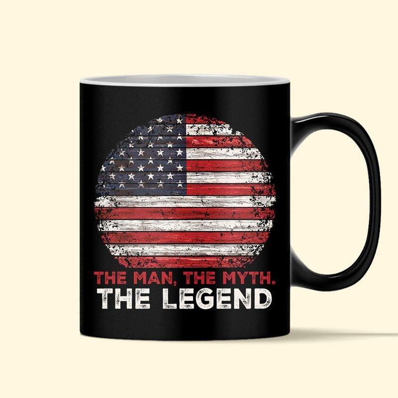 Personalized Gift For Father Mug - The Man. The Myth. The Legend Custom Mug Mug - Perfect Gift For Family, Father Day - Image 3