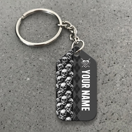 Personalized Name Billiard I Beat People With A Stick Acrylic Keychain - Christmas Gift For Billiard Lovers, Billiard Team Players - Image 7