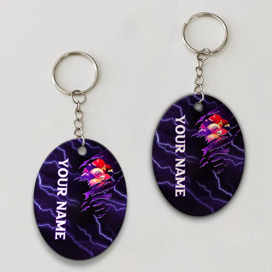 Personalized Name Billiard Pool 9 Ball Thunder Viking Acrylic Keychain - Christmas Gift For Billiard Lovers, Billiard Team Players - Image 3