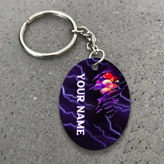 Personalized Name Billiard Pool 9 Ball Thunder Viking Acrylic Keychain - Christmas Gift For Billiard Lovers, Billiard Team Players - Image 7