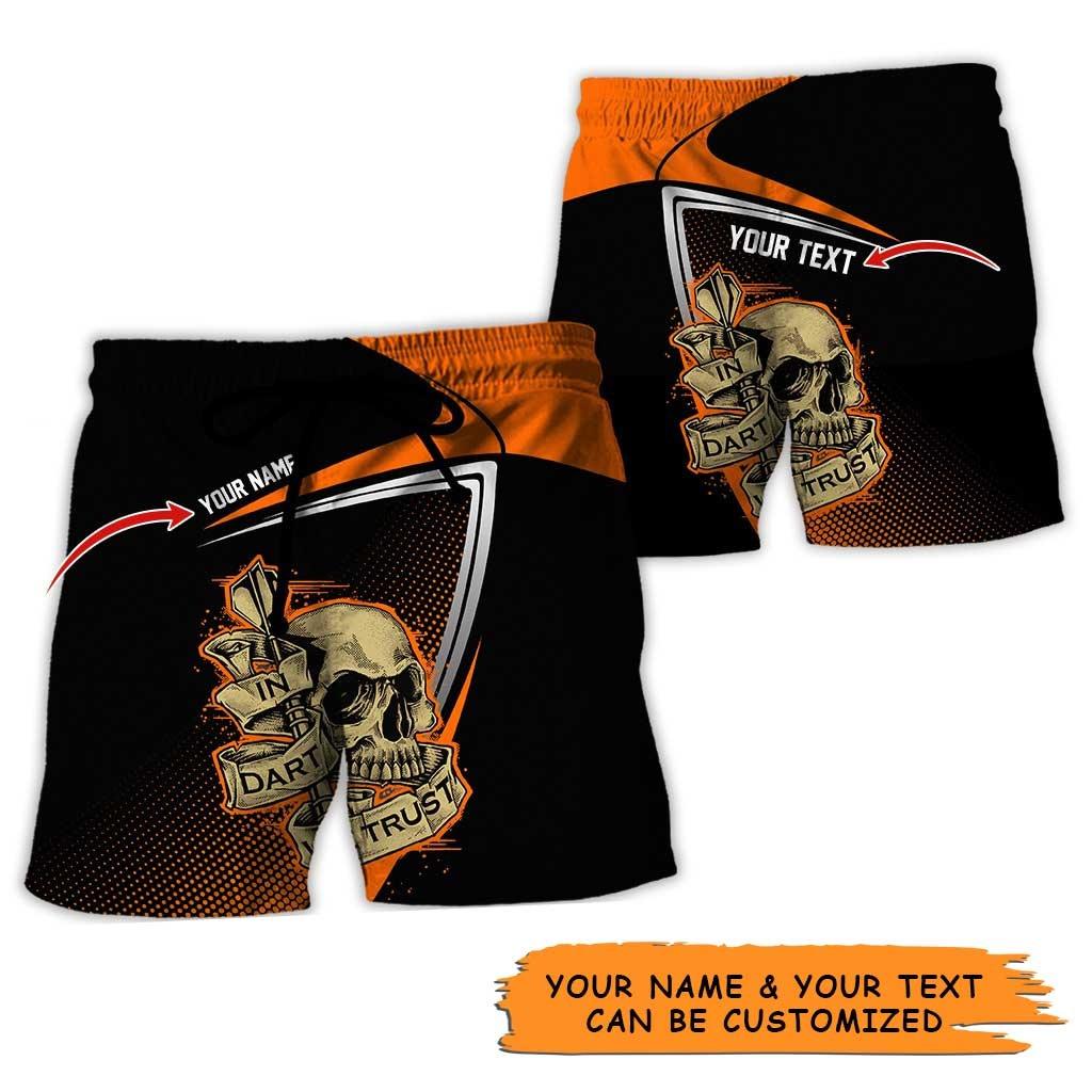 Personalized Name Darts Aloha Hawaiian Shirt - Cool Darts And Skull Pattern Personalized Name Hawaiian Shirt, Perfect Gift For Men & Women, Darts Lover - Image 7