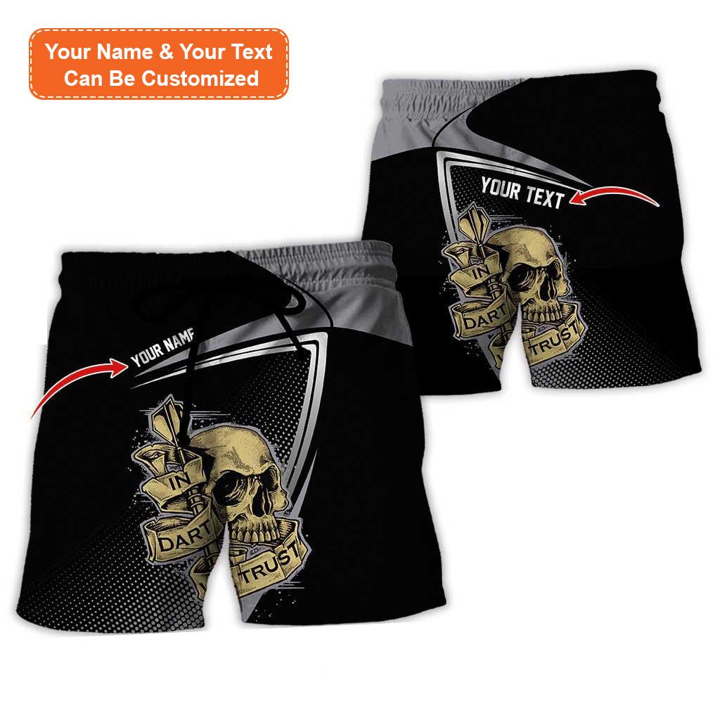 Personalized Name Darts Aloha Hawaiian Shirt, Darts Pattern And Skull,In Darts We Trust Personalized Name Hawaiian Shirt For Men & Women, Darts Lover - Image 6