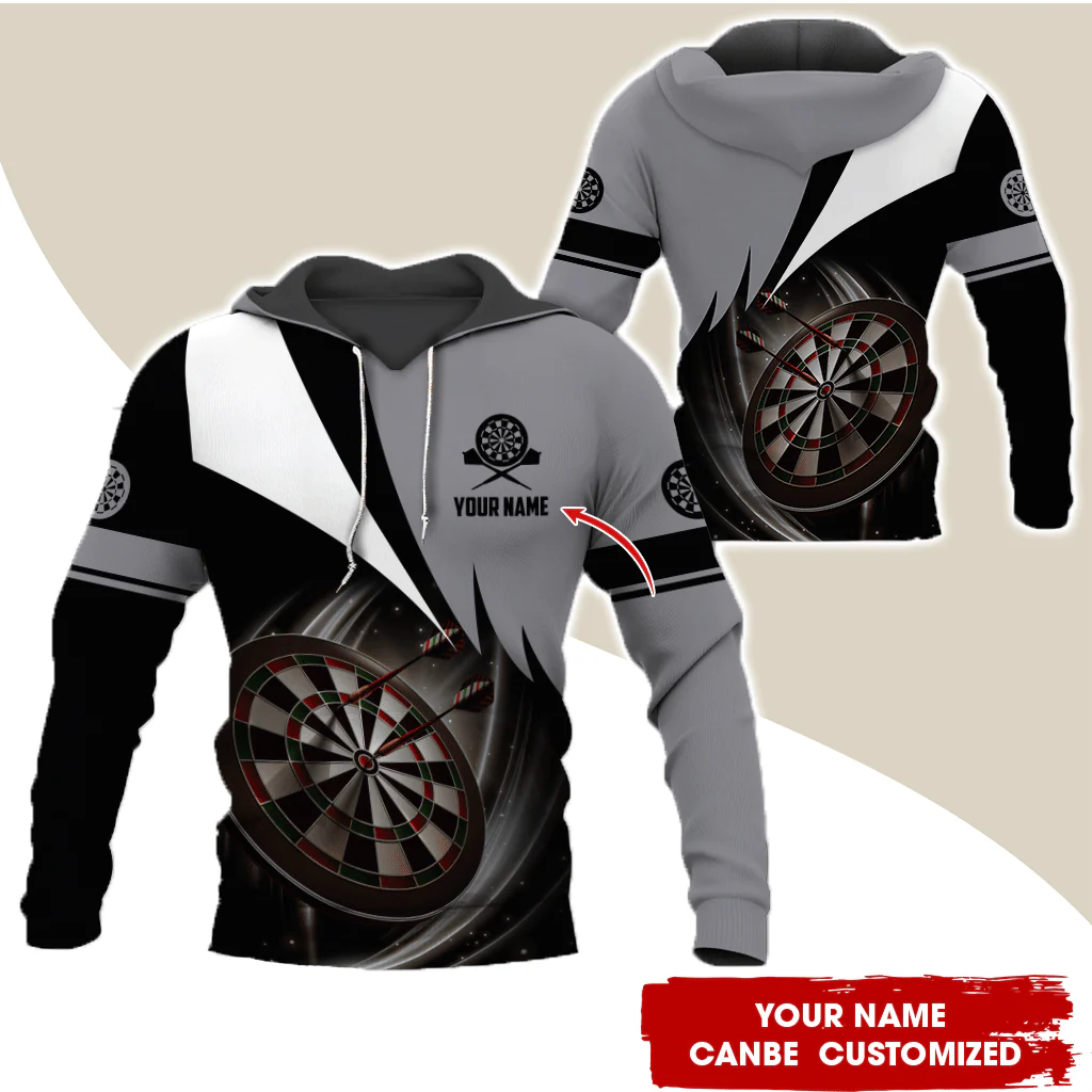 Personalized Name Darts Premium Hoodie, Darts Team Is My Life Hoodie For Men & Women, Perfect Gift For Darts Lovers, Friend, Family - Image 2