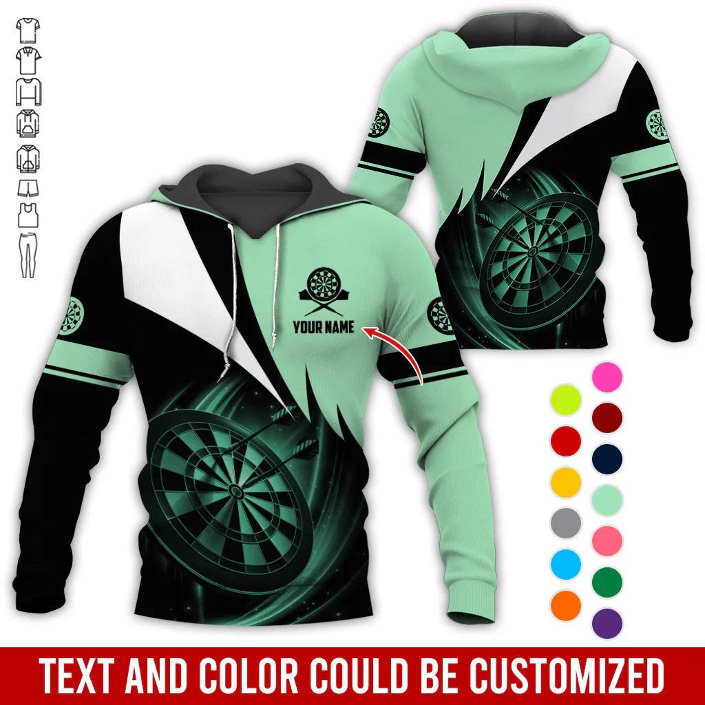 Personalized Name Darts Premium Hoodie, Darts Team Is My Life Hoodie For Men & Women, Perfect Gift For Darts Lovers, Friend, Family - Image 4