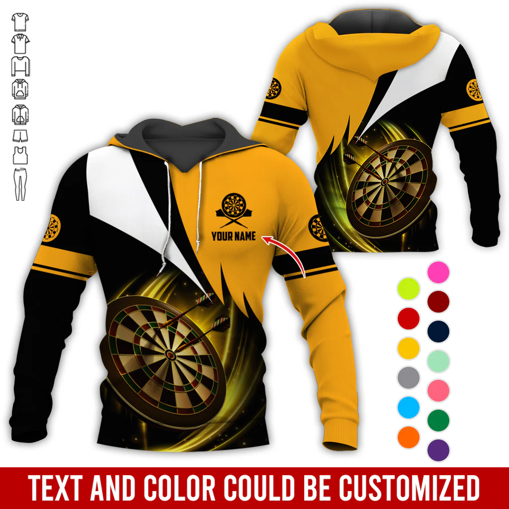 Personalized Name Darts Premium Hoodie, Darts Team Is My Life Hoodie For Men & Women, Perfect Gift For Darts Lovers, Friend, Family - Image 5