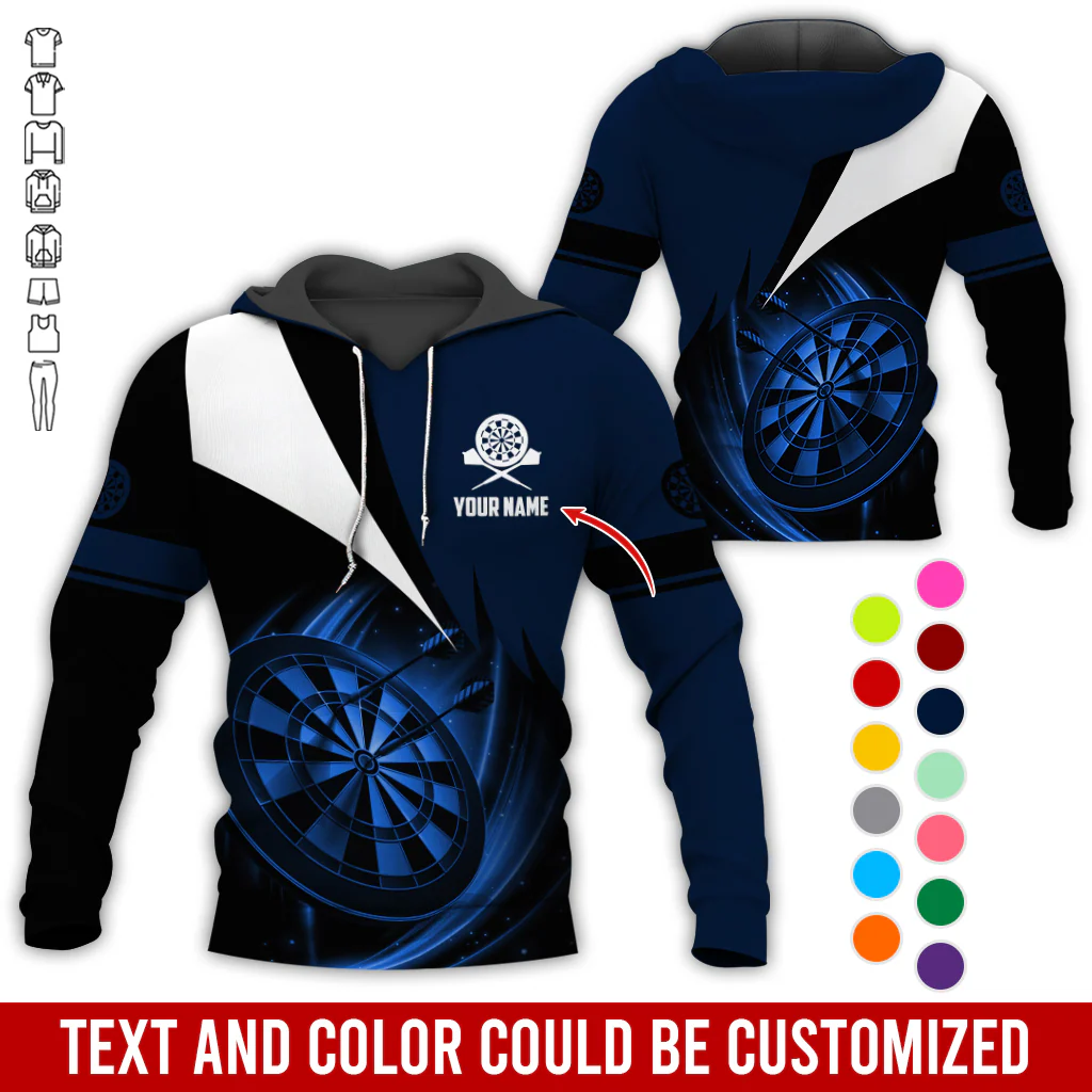 Personalized Name Darts Premium Hoodie, Darts Team Is My Life Hoodie For Men & Women, Perfect Gift For Darts Lovers, Friend, Family - Image 8