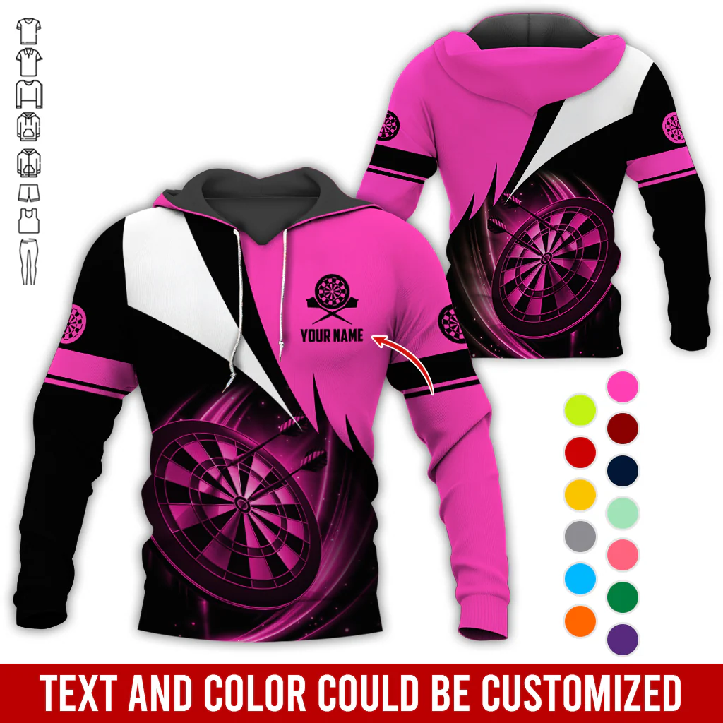 Personalized Name Darts Premium Hoodie, Darts Team Is My Life Hoodie For Men & Women, Perfect Gift For Darts Lovers, Friend, Family - Image 9