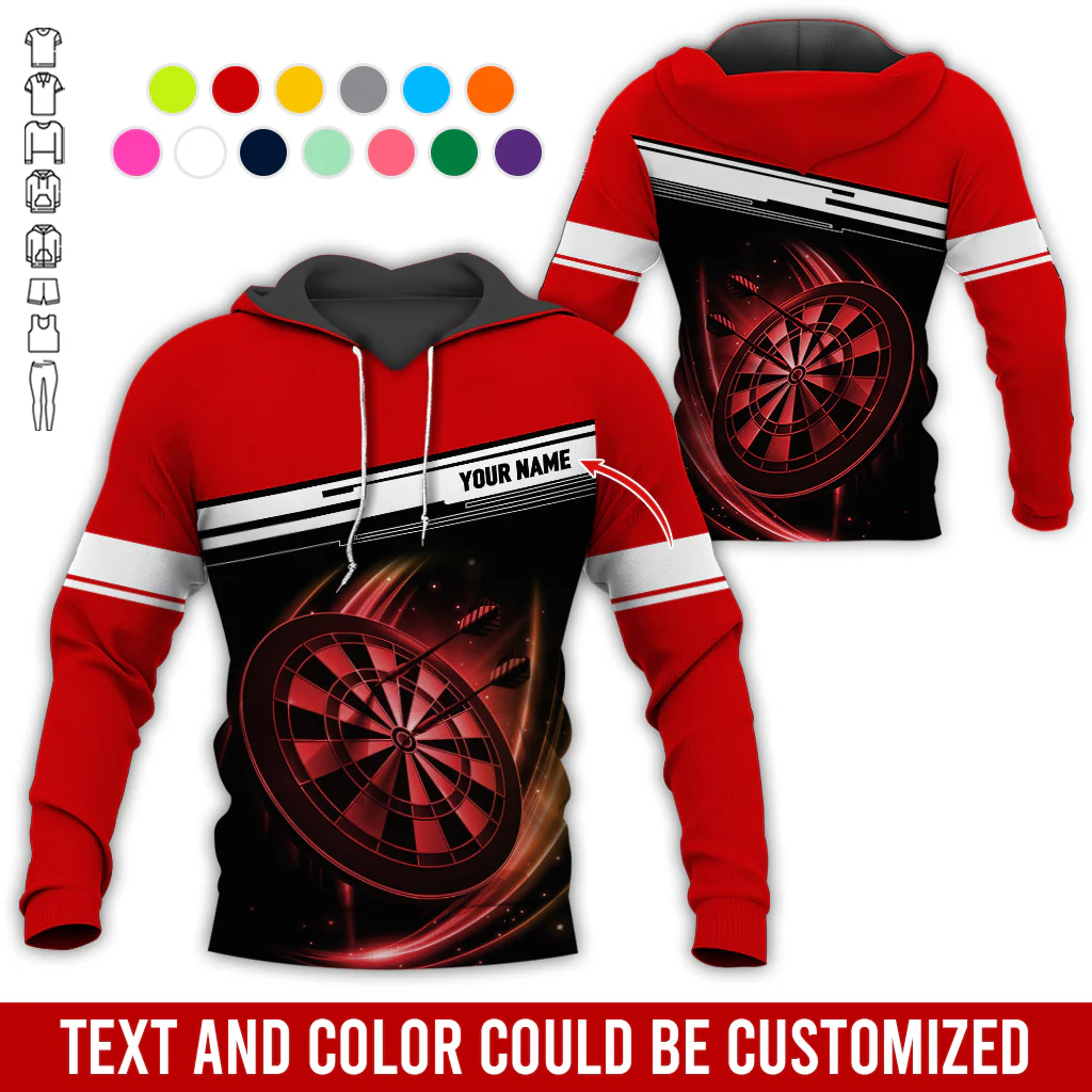 Personalized Name Darts Premium Hoodie, Let’s get ready to DART Hoodie, Perfect Gift For Darts Player, Darts Lovers, Friend, Family - Image 4
