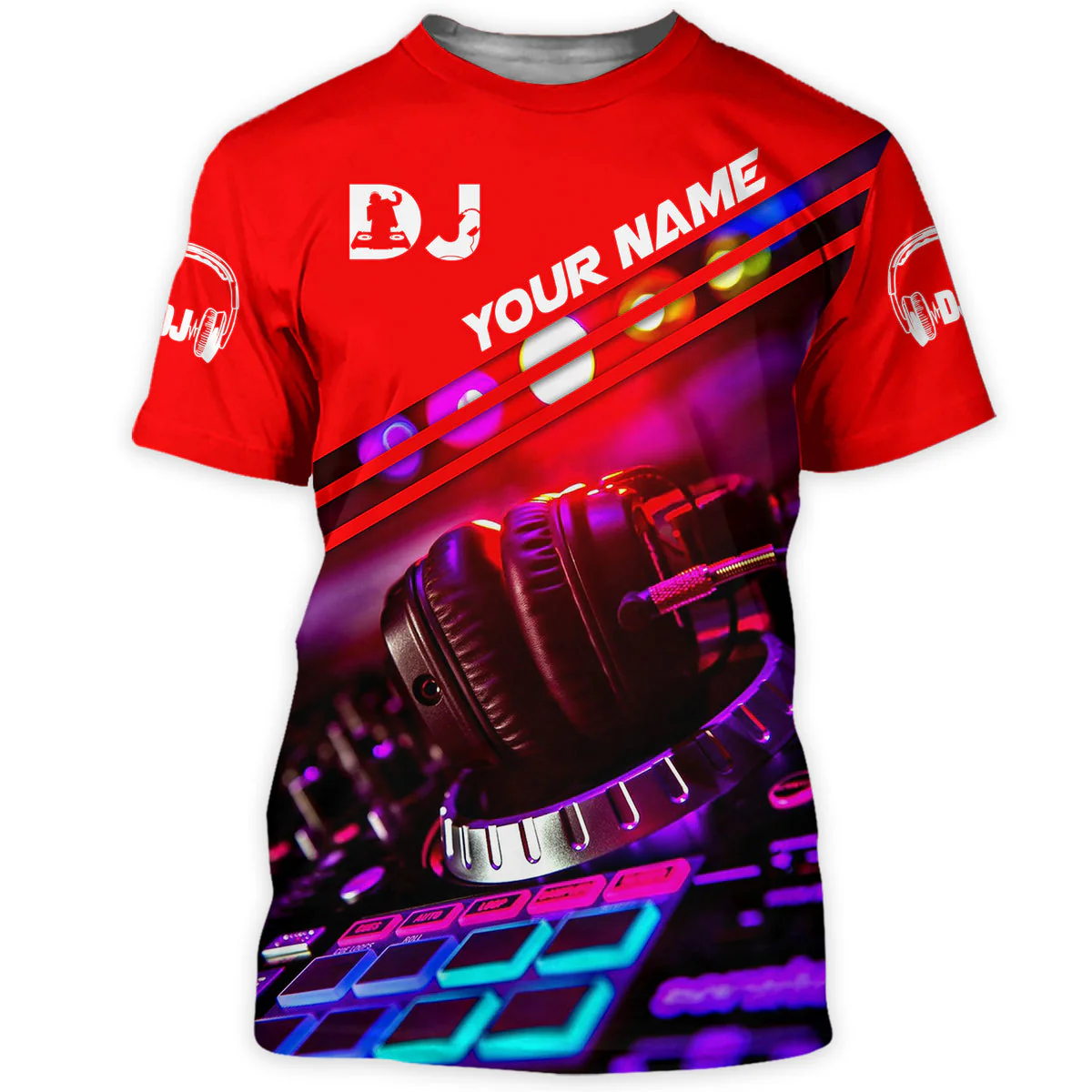Personalized Name Disc Jockey Shirts - Custom Name DJ Shirts, Deezay Shirts, Perfect DJ Shirts for Men & Women - Image 2