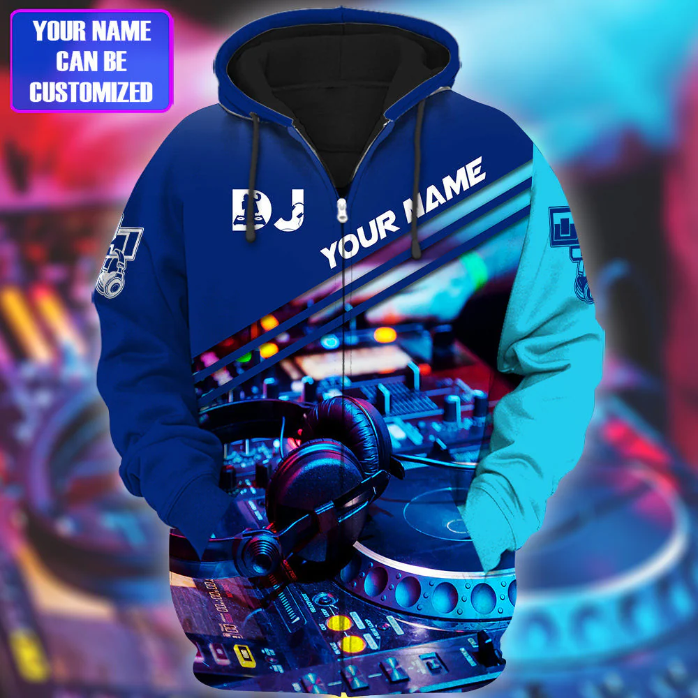 Personalized Name DJ Shirts - Custom Name Disc Jockey Shirts, DJ Is My Life Shirts, Perfect DJ Shirts for Men & Women - Image 2
