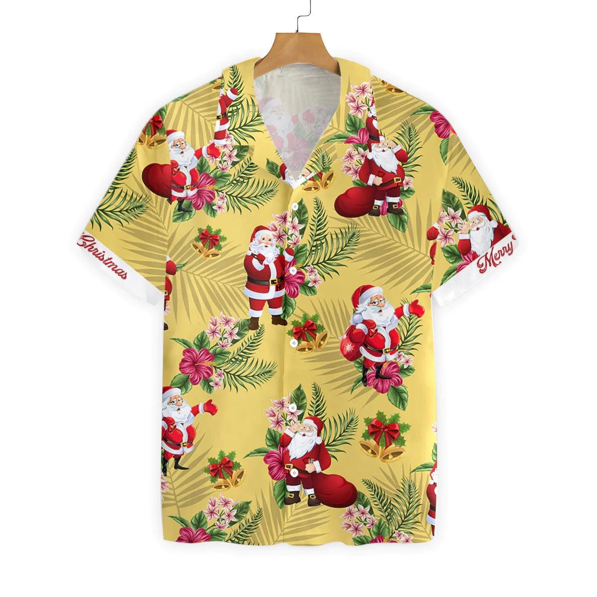 Personalized Name Merry Christmas Santa Claus Custom Hawaiian Shirt - Perfect Gift For Lover, Friend, Family - Image 5