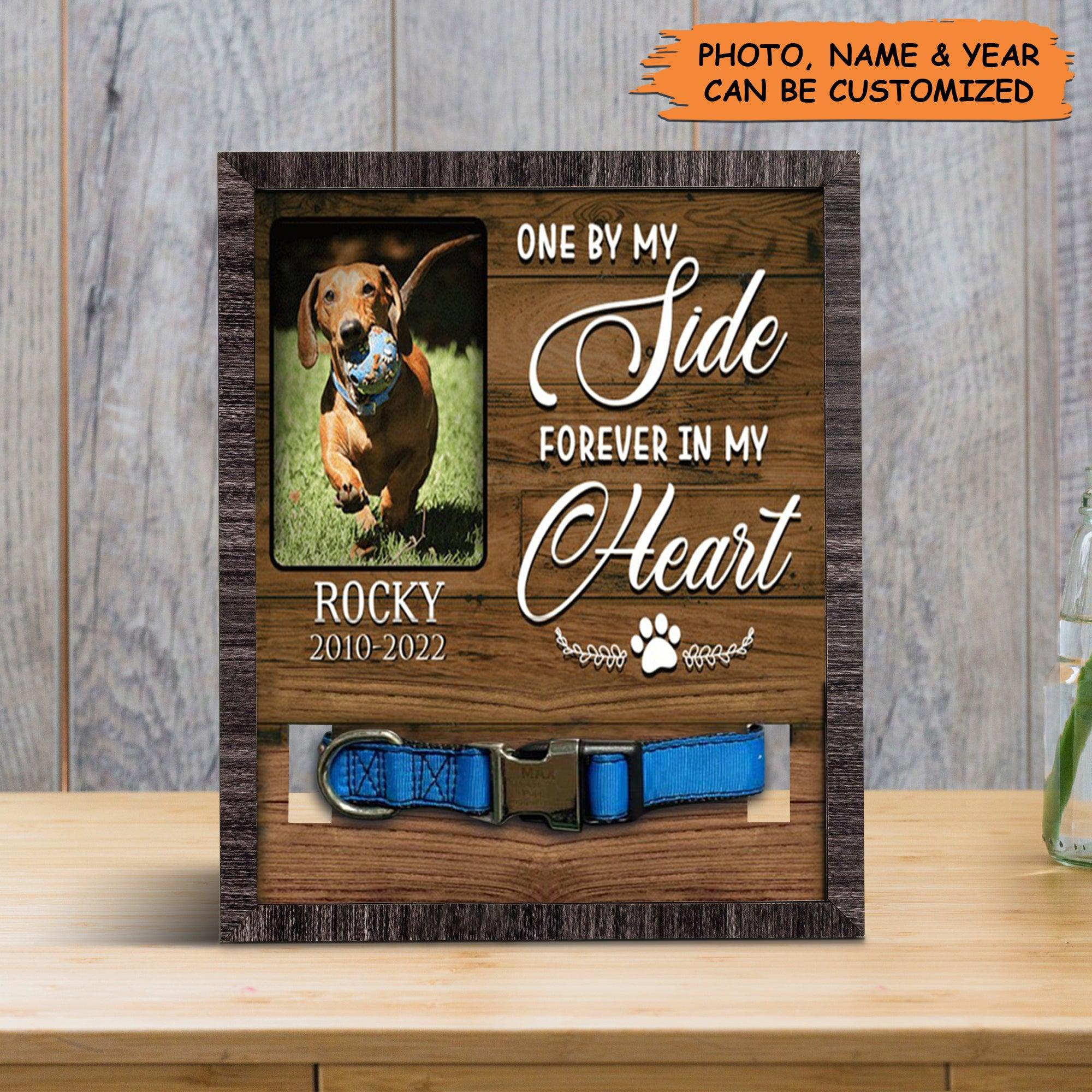 Personalized Pet Collar Frame - Custom A Dachshund Pet Picture Frames, Pet Loss Sympathy, Memorial Pet Collar Sign - Gift For Grieving Pet Owner - Image 4