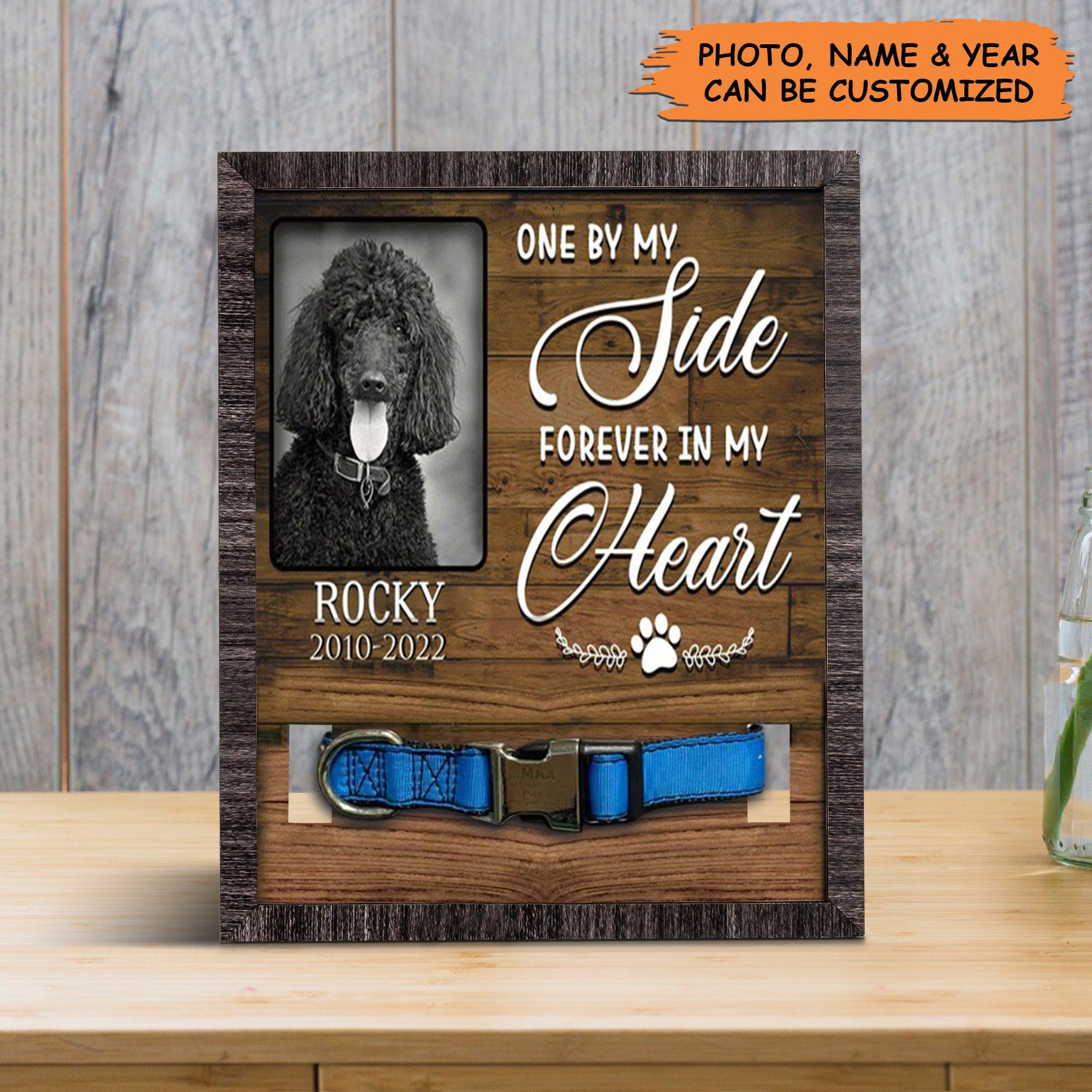 Personalized Pet Collar Frame - Custom A Poodle Pet Picture Frames, Pet Loss Sympathy, Memorial Pet Collar Sign - Gift For Grieving Pet Owner - Image 4