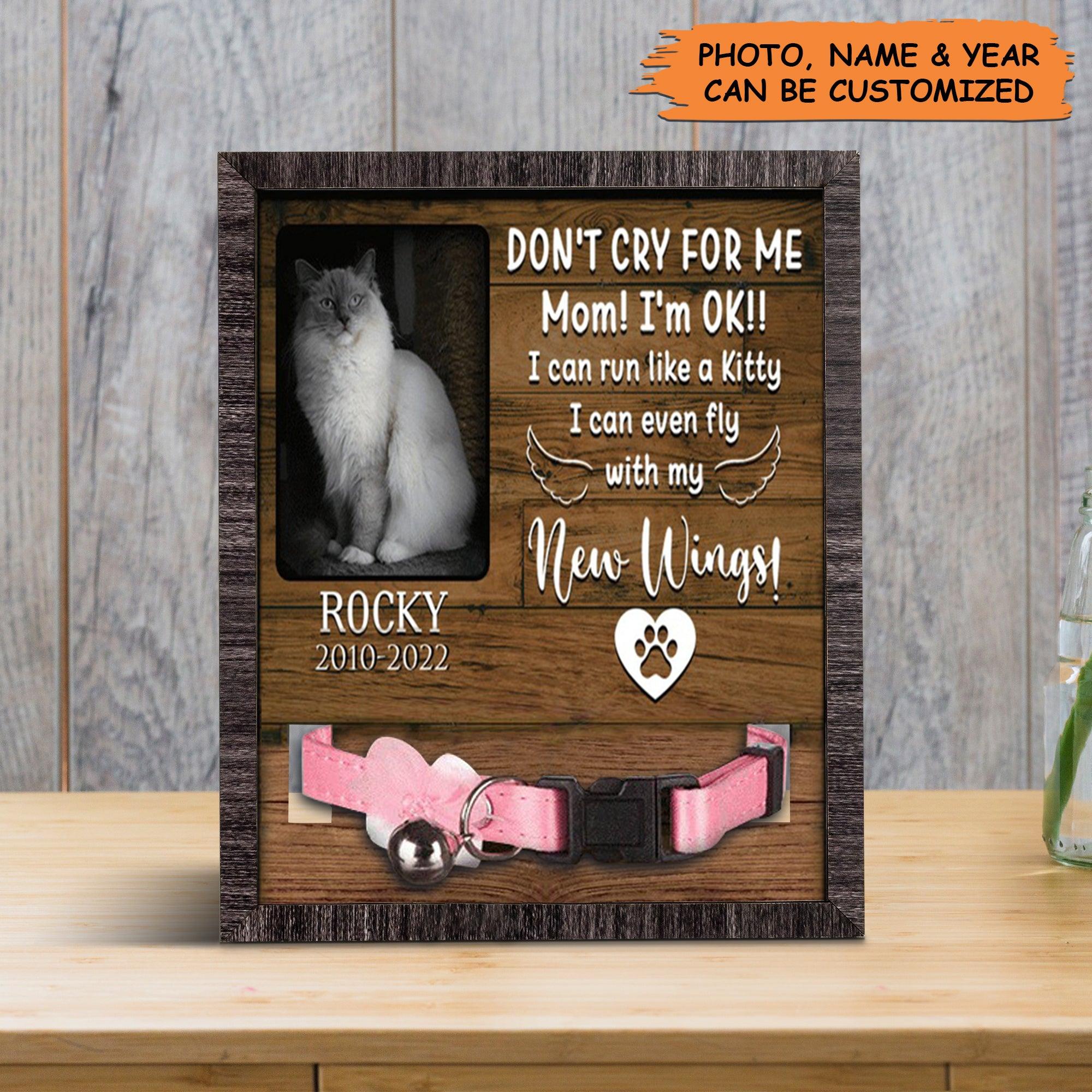 Personalized Pet Collar Frame - Custom A Ragdoll Cat Picture Frames, Pet Loss Sympathy, Memorial Pet Collar Sign - Gift For Grieving Pet Owner - Image 5