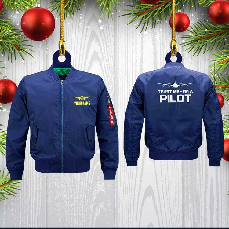 Personalized Pilot Captain Name Custom Shaped Acrylic Ornament For Pilot - Image 4