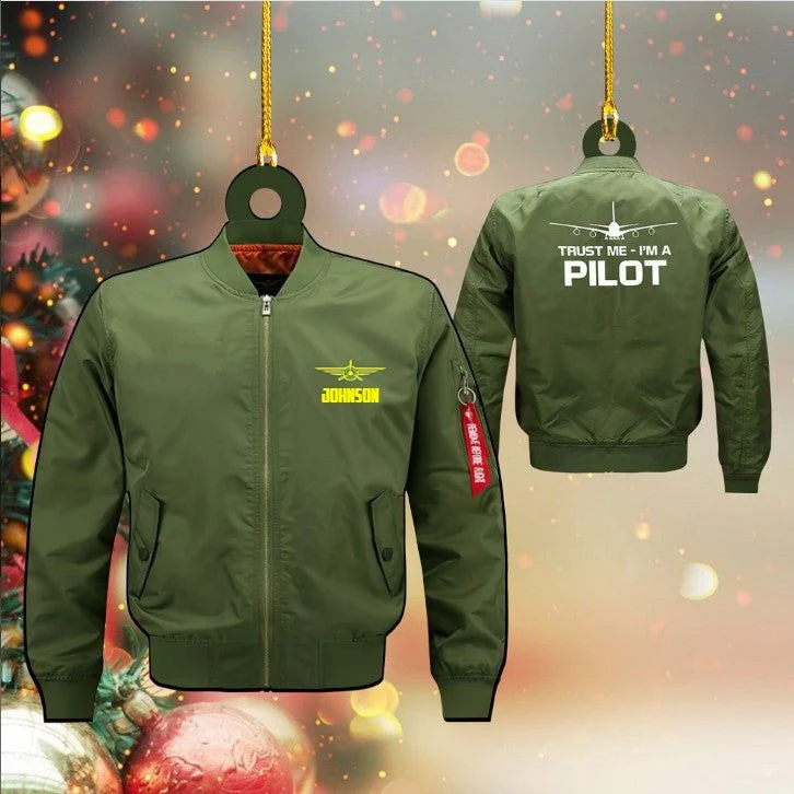 Personalized Pilot Captain Name Custom Shaped Acrylic Ornament For Pilot - Image 5