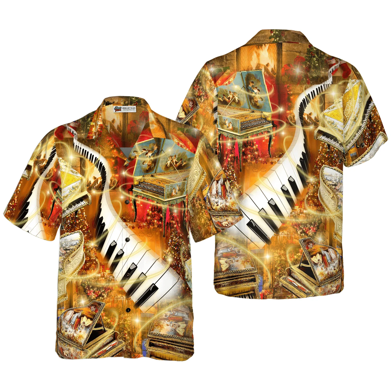 Piano Hawaiian Shirt, Piano Is My Passion Hawaiian Shirt, Colorful Summer Aloha Shirt For Men Women, Perfect Gift For Friend, Team, Piano Lovers