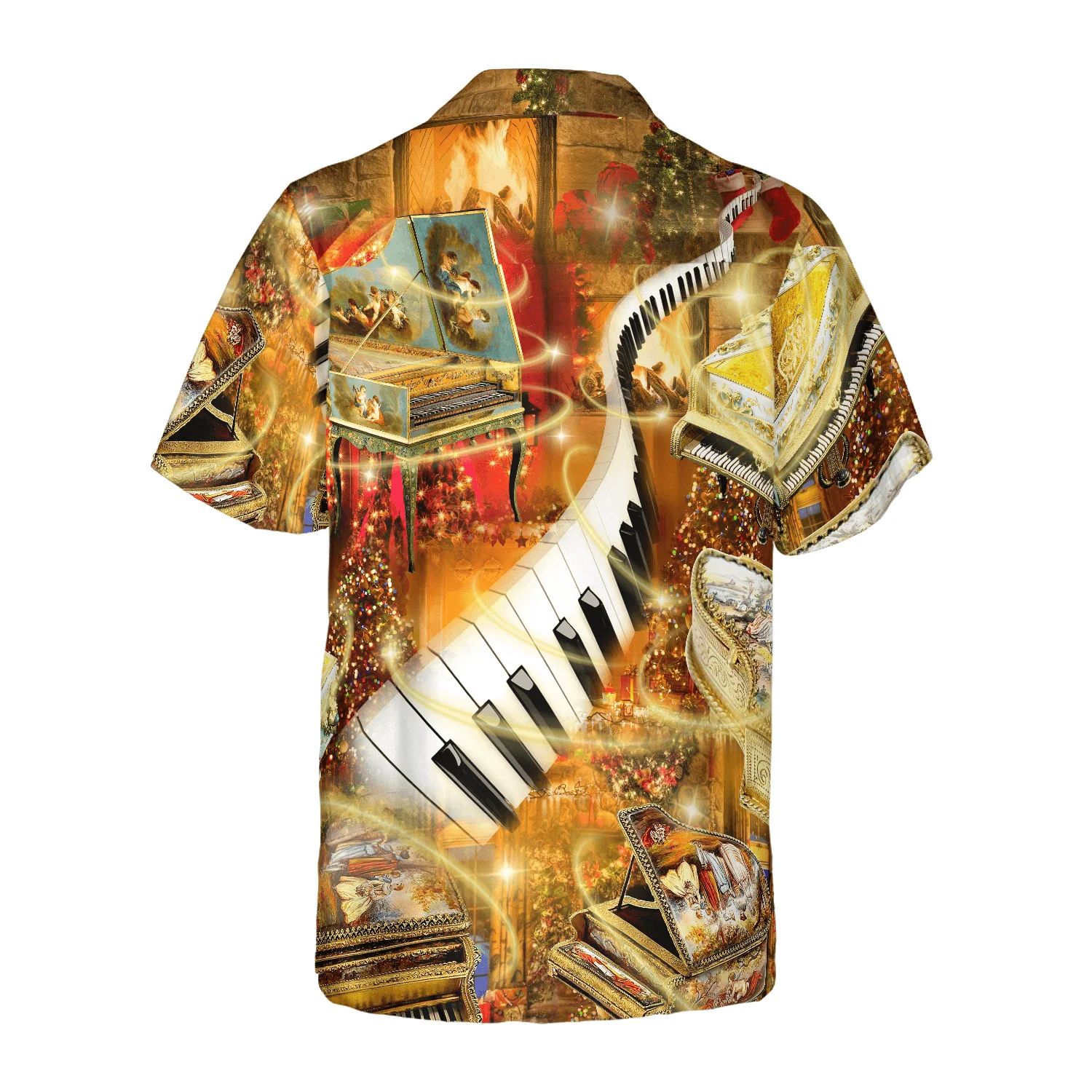 Piano Hawaiian Shirt, Piano Is My Passion Hawaiian Shirt, Colorful Summer Aloha Shirt For Men Women, Perfect Gift For Friend, Team, Piano Lovers - Image 5