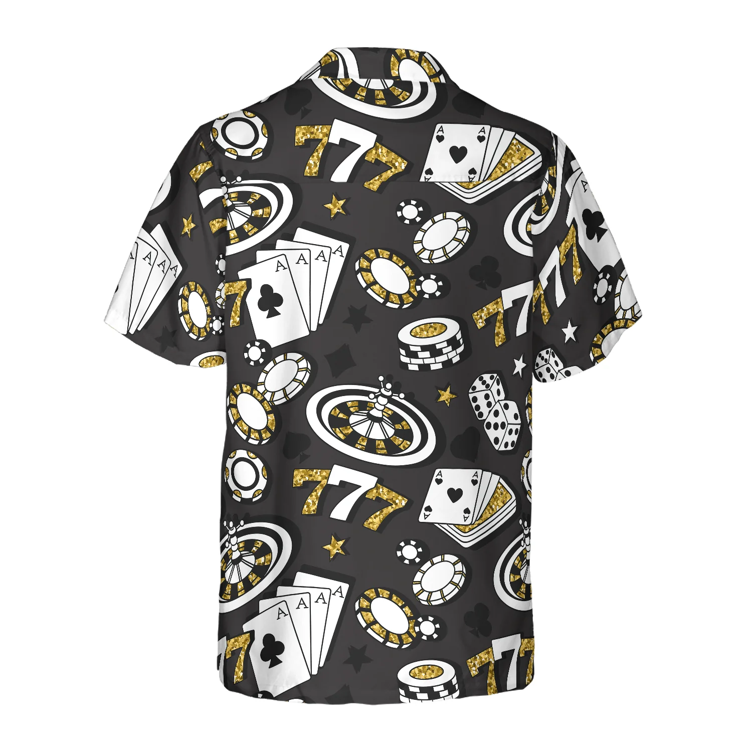 Poker Hawaiian Shirt, Playing Chip Cards Poker Hawaiian Shirt, Colorful Summer Aloha Shirt For Men Women, Perfect Gift For Friend, Chip Poker Lovers - Image 5