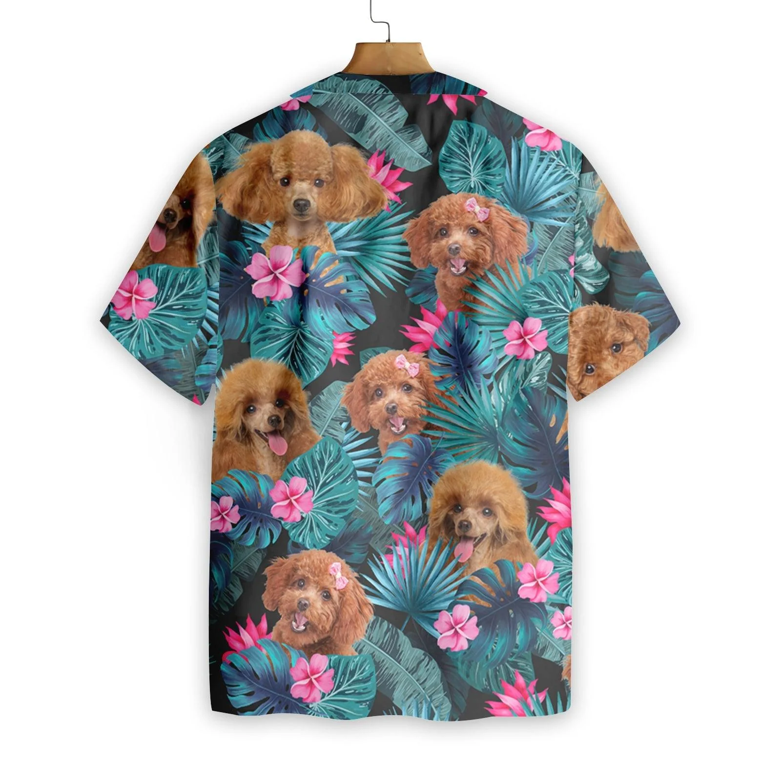 Poodle Hawaiian Shirt, Tropical Colorful Summer Aloha Shirt For Men Women, Perfect Gift For Friend, Family, Dog Lovers, Poodle Mom Dad - Image 2