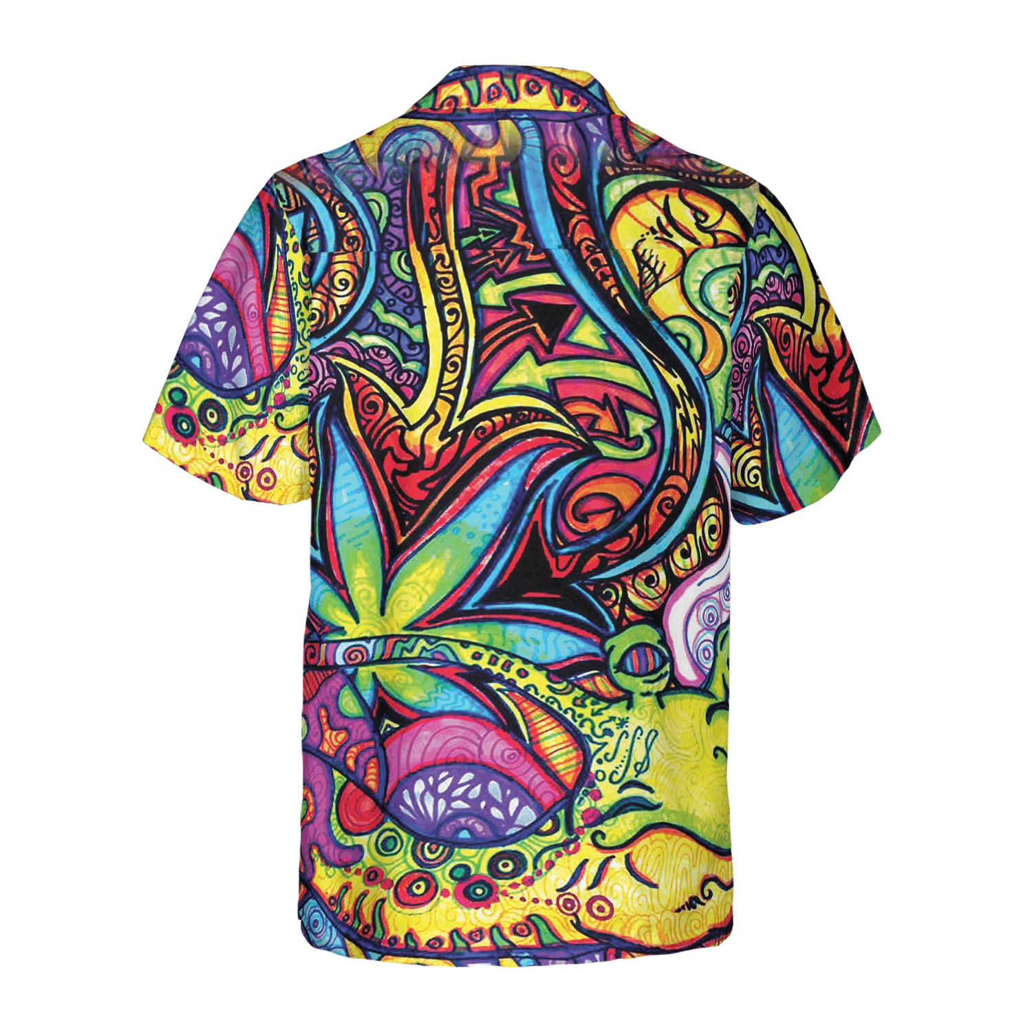 Psychedelic Research Volunteer Hawaiian Shirt, Colorful Summer Aloha Shirt For Men Women, Perfect Gift For Friend - Image 5