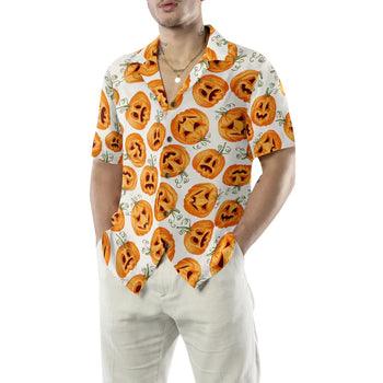 Pumpkin Pattern Halloween Hawaiian Shirt, Halloween Shirt For Men And Women - Perfect Gift For Lover, Friend, Family - Image 3