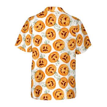 Pumpkin Pattern Halloween Hawaiian Shirt, Halloween Shirt For Men And Women - Perfect Gift For Lover, Friend, Family - Image 4