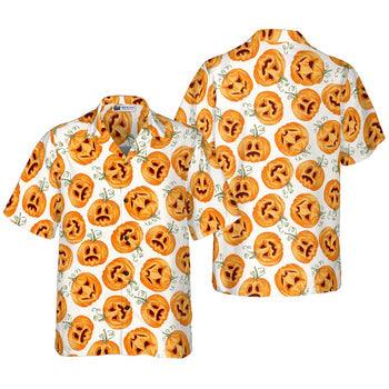 Pumpkin Pattern Halloween Hawaiian Shirt, Halloween Shirt For Men And Women - Perfect Gift For Lover, Friend, Family - Image 5