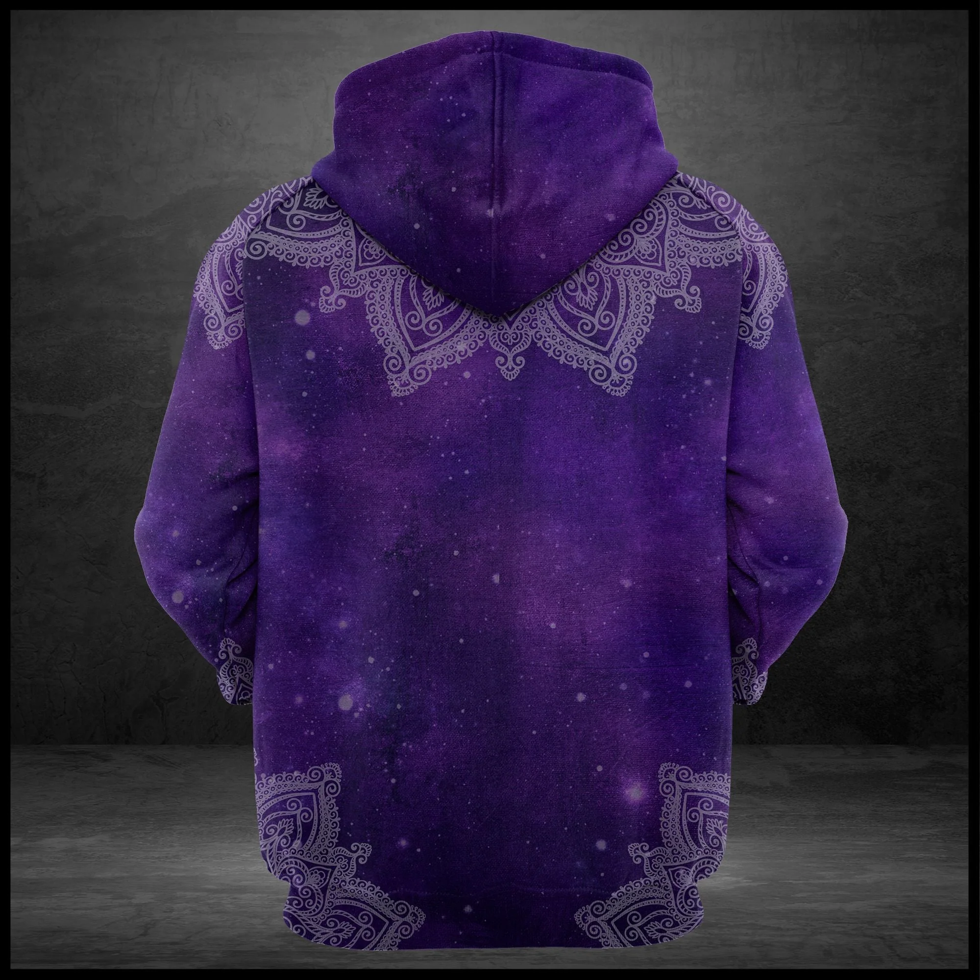 Purple Giraffe Mandala Pullover Premium Hoodie , Perfect Outfit For Men And Women On Christmas New Year Autumn Winter - Image 3
