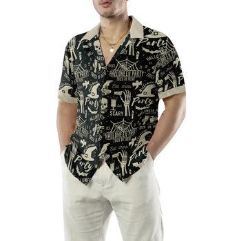 Retro Halloween Beer Party Hawaiian Shirt - Perfect Gift For Lover, Friend, Family - Image 2