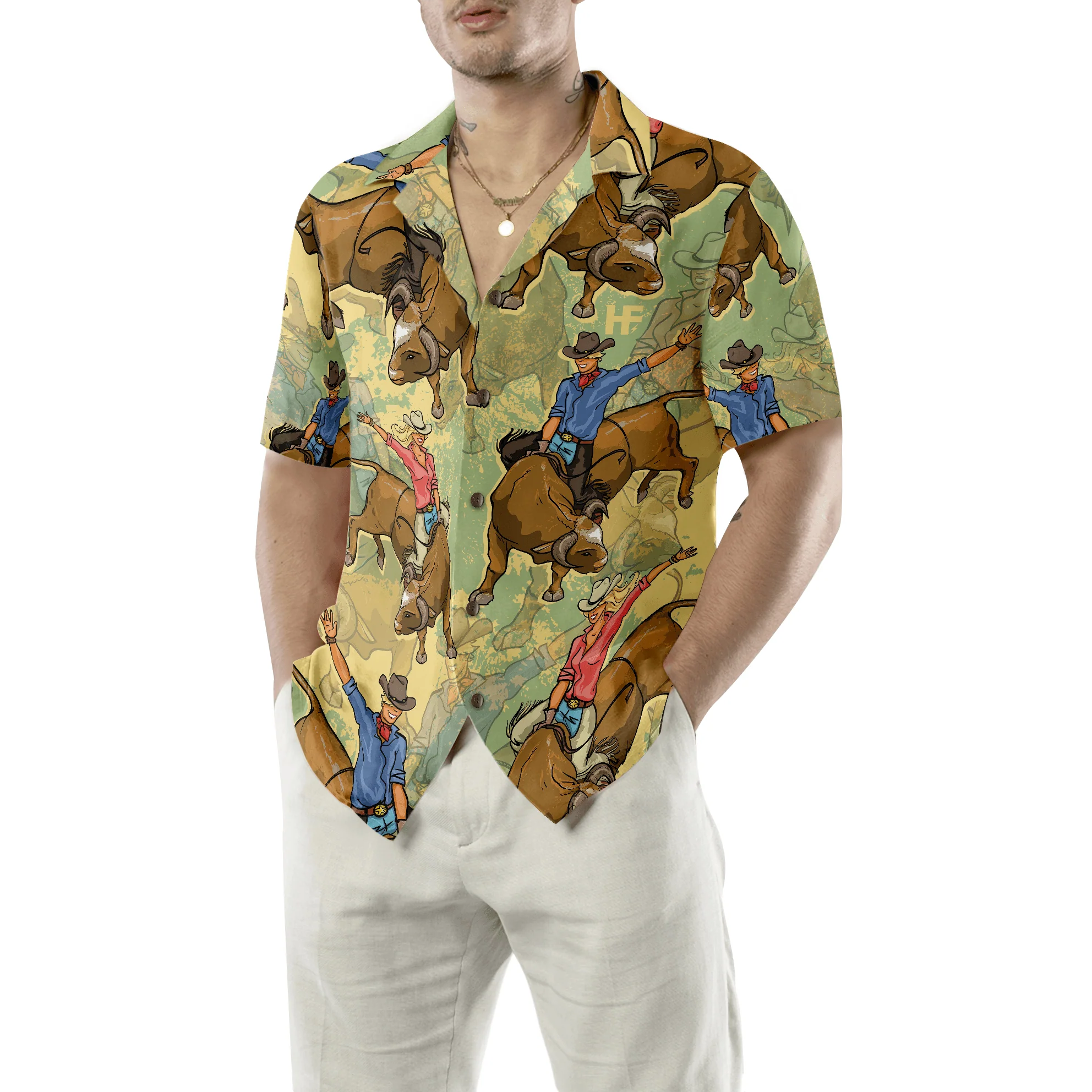 Rodeo Texas Flag Hawaiian Shirt, Stylish Texas, Colorful Summer Aloha Shirt For Men Women, Perfect Gift For Friend, Texas Lovers - Image 3