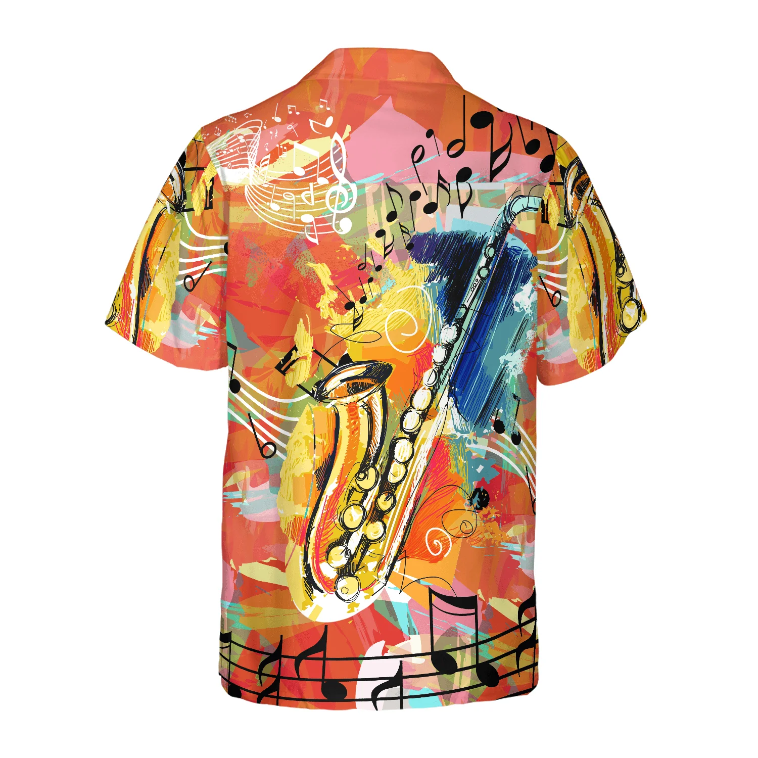 Saxophone Hawaiian Shirt, Saxophone Guides You To The World Hawaiian Shirt, Colorful Summer Aloha Shirt For Men Women, Gift For Friend, Music Lovers - Image 2
