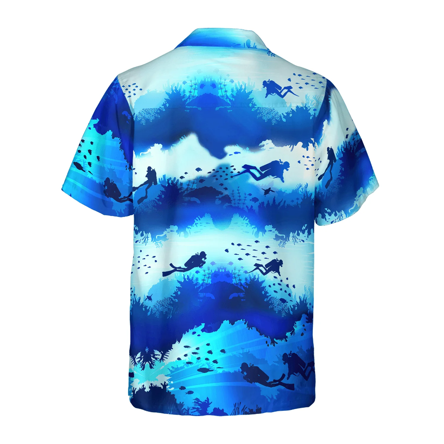 Scuba Diver Under Sea Cave Hawaiian Shirt, Colorful Summer Aloha Shirt For Men Women, Gift For Friend, Team, Diving Lovers - Image 2