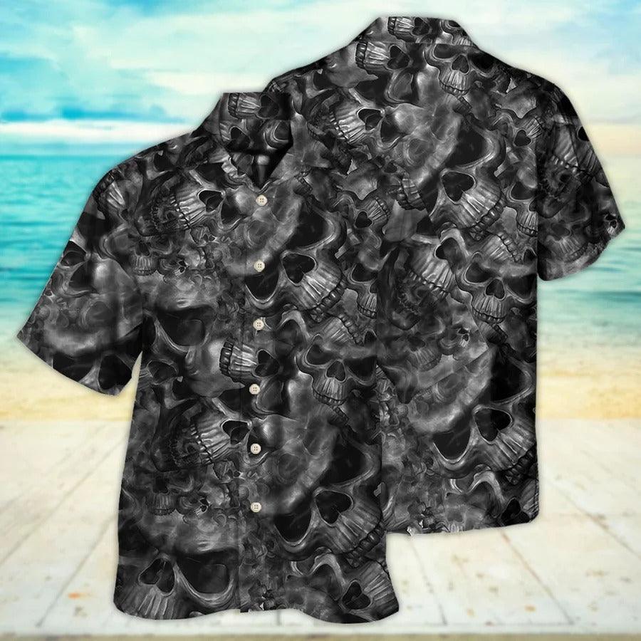 Skull Aloha Hawaiian Shirt For Summer - Skull Life's True Face Is The Skull Hawaiian Shirt - Perfect Gift For Men, Women, Skull Lover