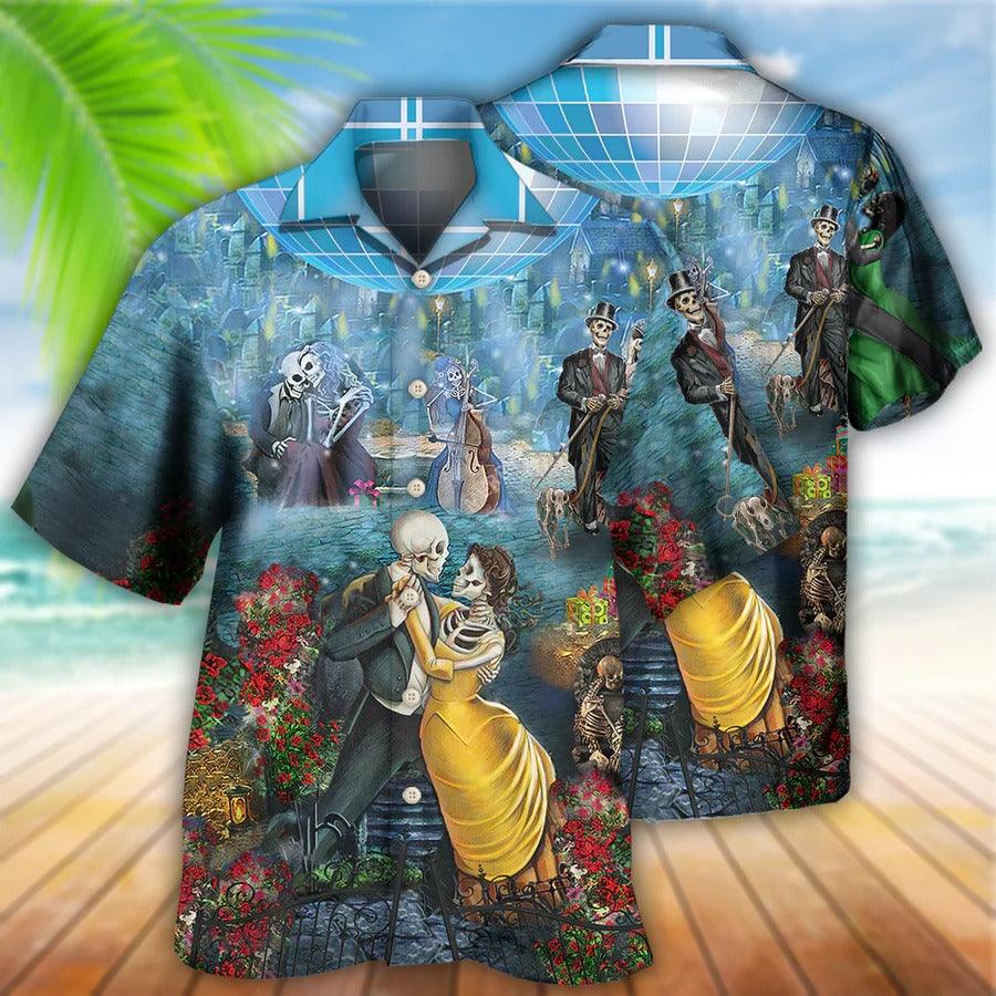 Skull Aloha Hawaiian Shirt For Summer - Skull Love My Skull Hawaiian Shirt - Perfect Gift For Men, Women, Skull Lover - Image 2