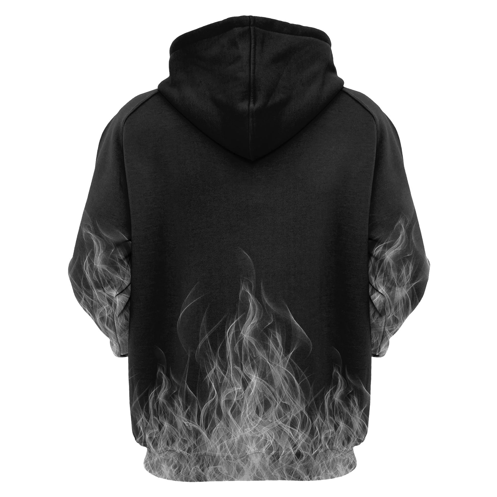 Skull Black Smoke Pullover Premium Hoodie, Perfect Outfit For Men And Women On Christmas New Year Autumn Winter - Image 2