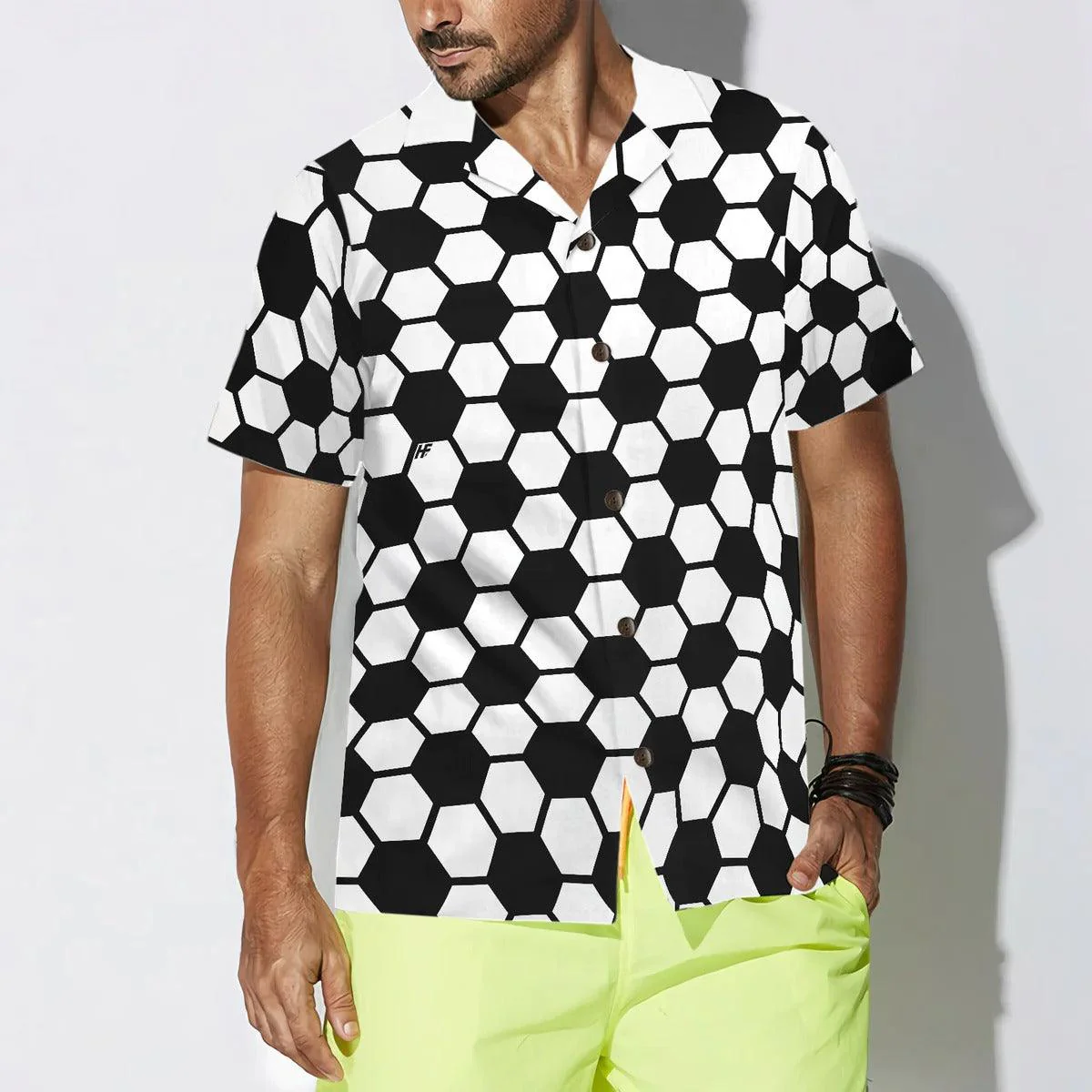 Soccer Hawaiian Shirt, Soccer Ball Pattern Aloha Shirt, Soccer Aloha Hawaiian Shirt For Summer - Perfect Gift For Men, Women, Soccer Lover, Friend - Image 4