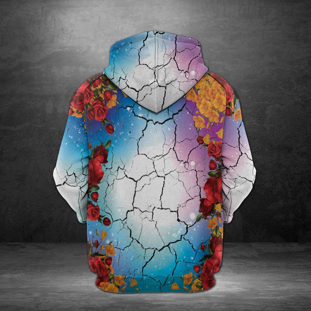 Sugar Skull Rose Pullover Premium Hoodie, Perfect Outfit For Men And Women On Christmas New Year Autumn Winter - Image 3