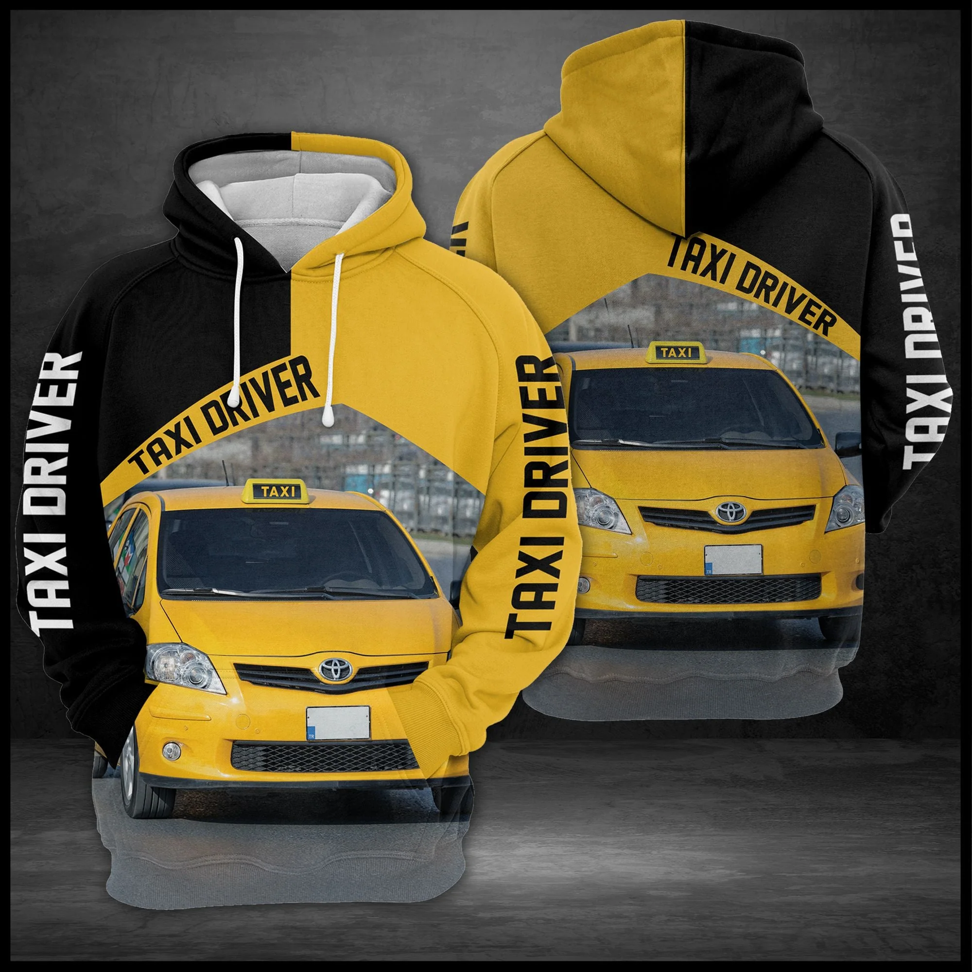 Taxi Driver Custom Pullover Premium Hoodie, Perfect Outfit For Men And Women On Christmas New Year Autumn Winter - Image 2