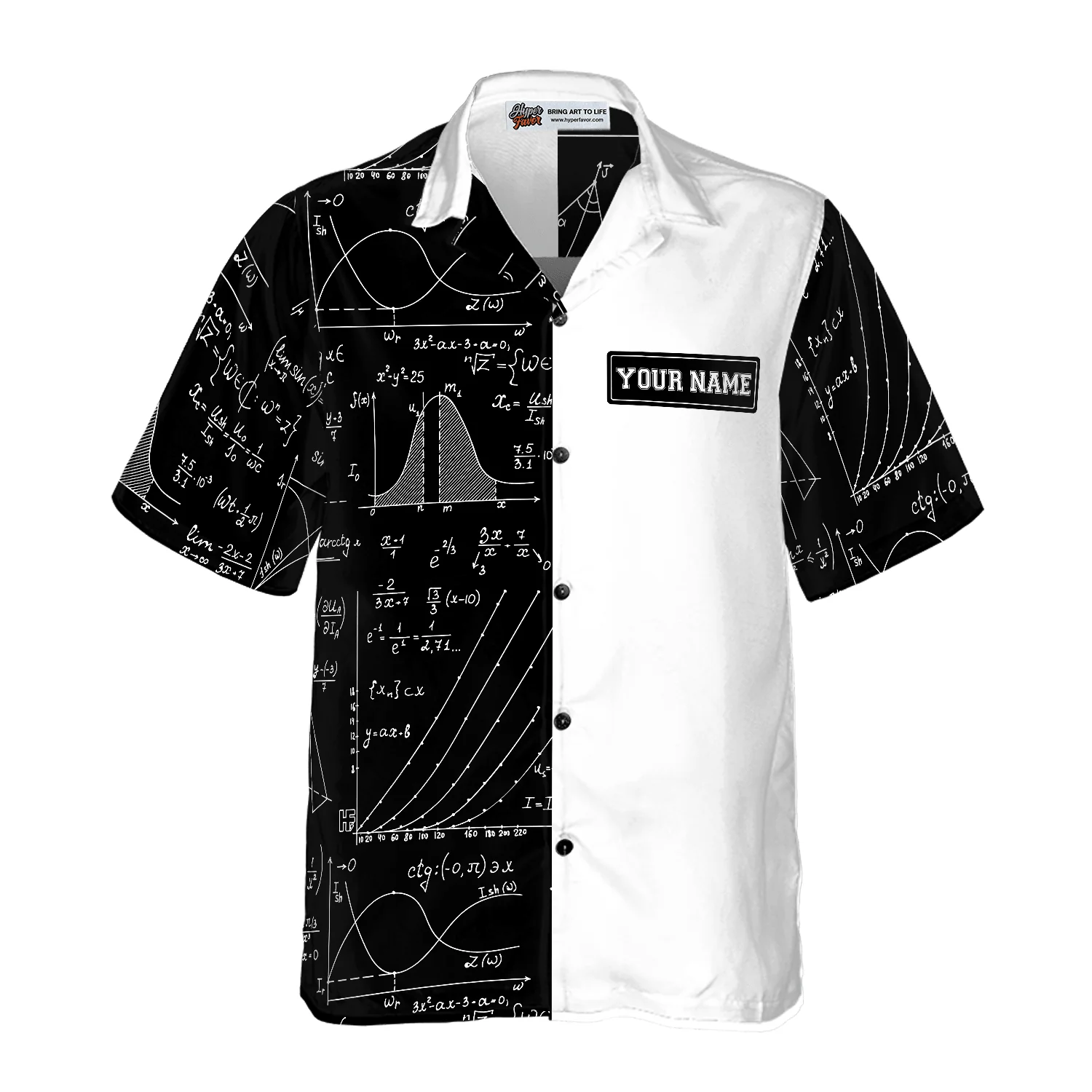 Teacher Custom Name Hawaiian Shirt, Math Teacher Gifts Custom Aloha Shirt For Men And Women - Perfect Gift For Teacher, Husband, Boyfriend, Friend, Family - Image 3