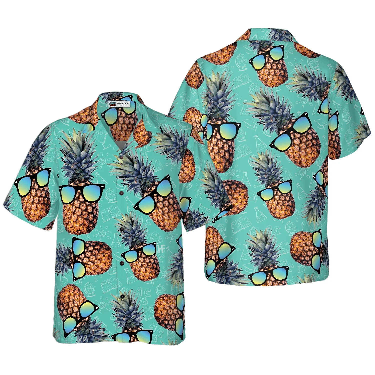 Teacher Hawaiian Shirt, Chill Pineapple Teacher Aloha Shirt For Men And Women - Perfect Gift For Teacher, Husband, Boyfriend, Friend, Family