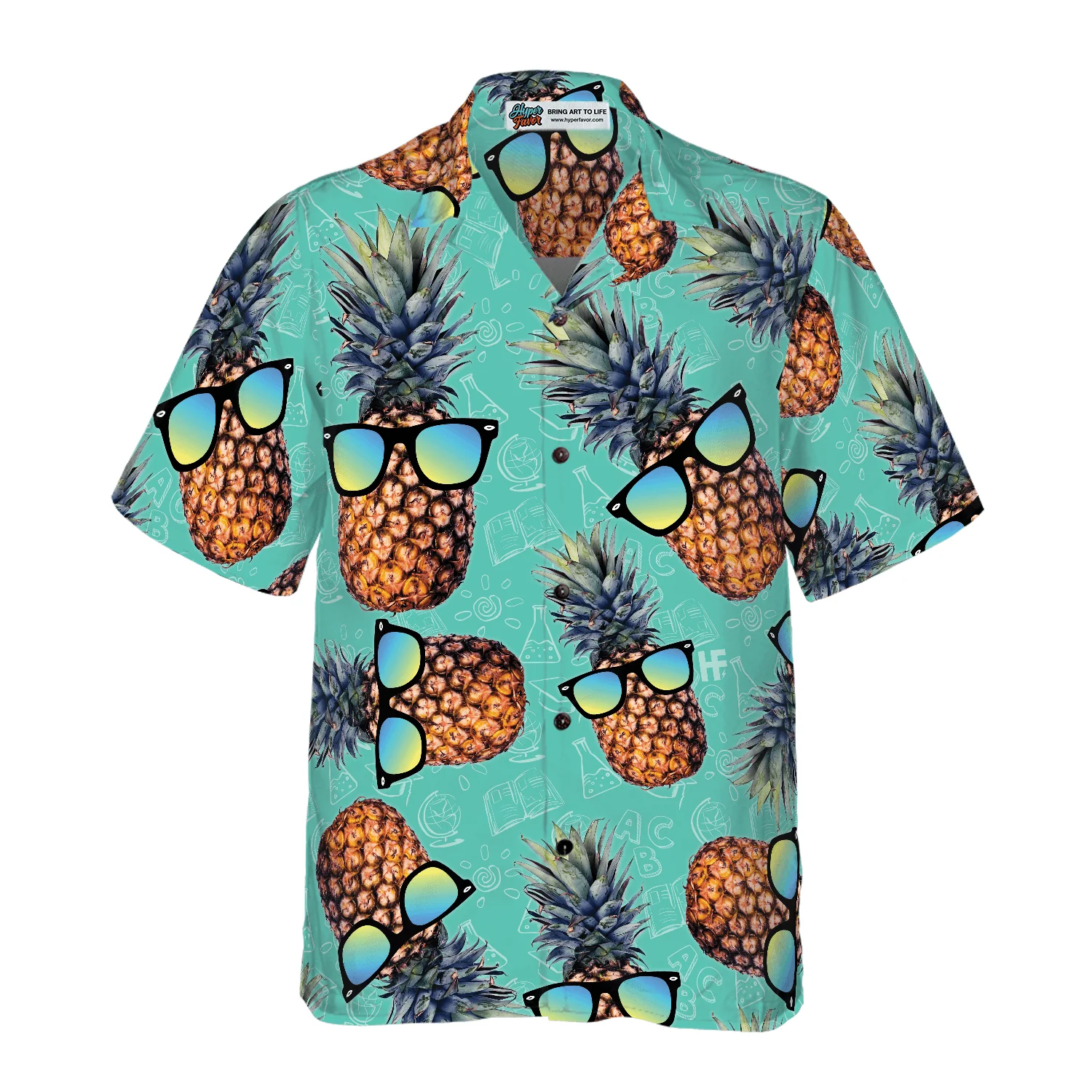 Teacher Hawaiian Shirt, Chill Pineapple Teacher Aloha Shirt For Men And Women - Perfect Gift For Teacher, Husband, Boyfriend, Friend, Family - Image 3