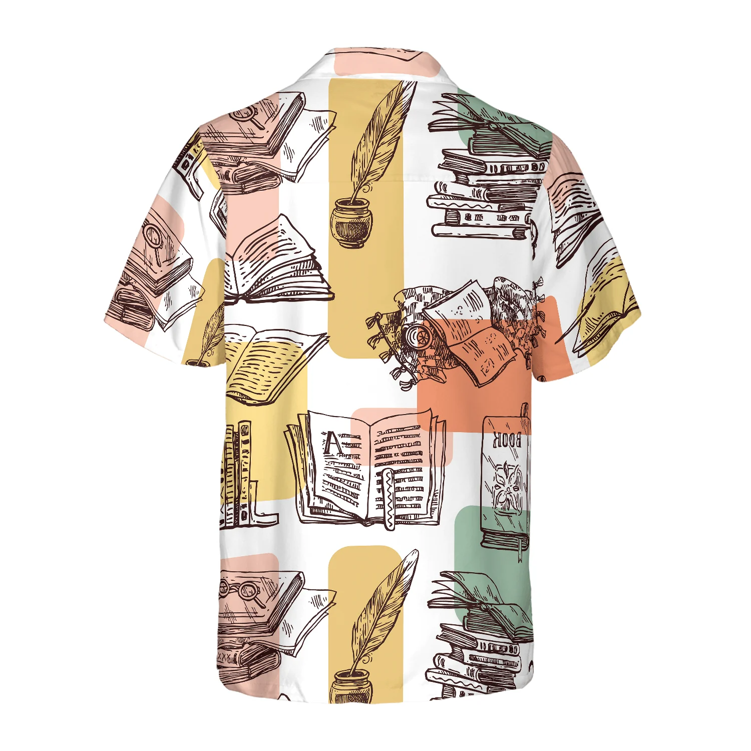 Teacher Hawaiian Shirt, Teacher Knowledge Book Aloha Shirt For Men And Women - Perfect Gift For Teacher, Husband, Boyfriend, Friend, Family - Image 2