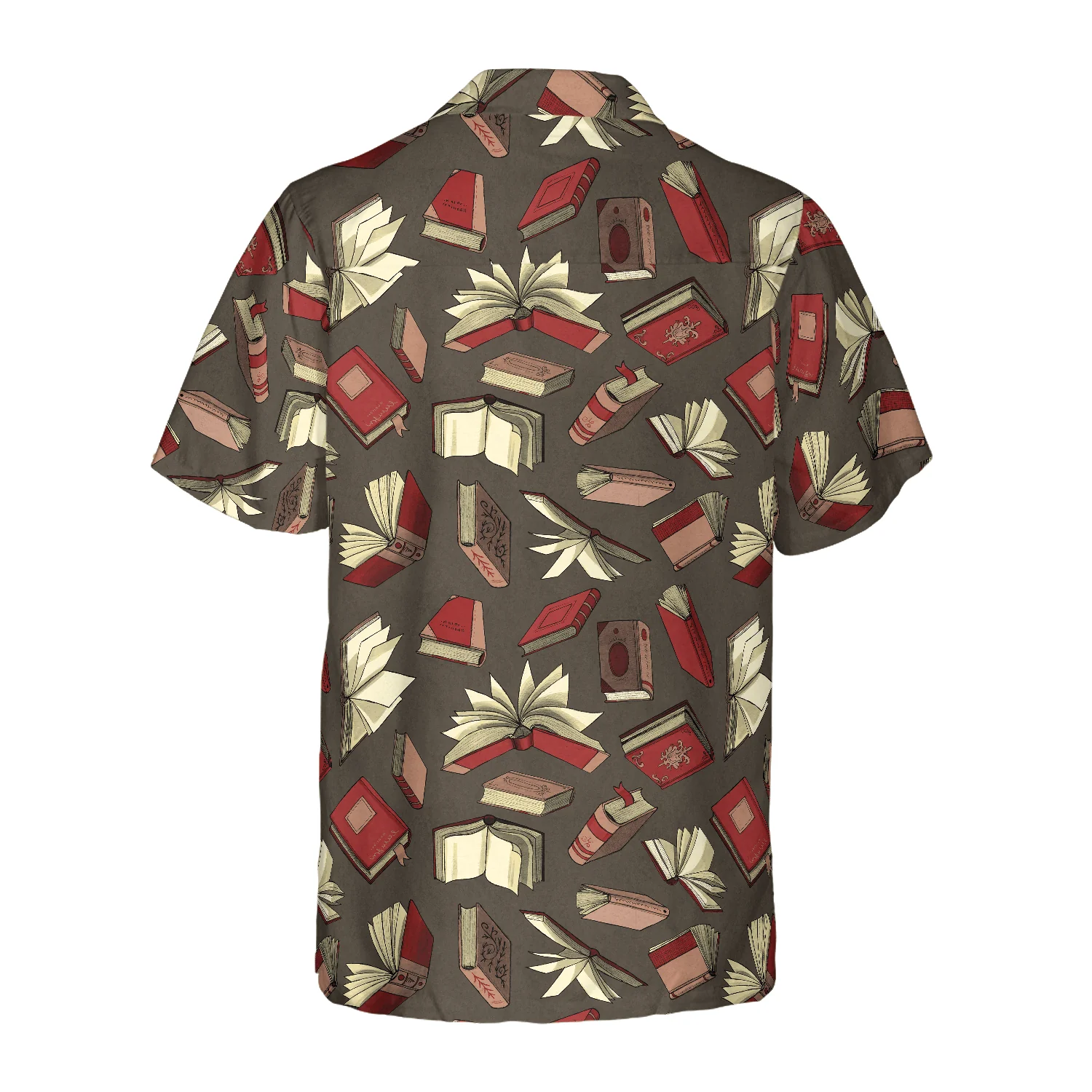 Teacher Hawaiian Shirt, Vintage Book In The Library Teacher Aloha Shirt For Men - Perfect Gift For Teacher, Husband, Boyfriend, Friend, Family - Image 2