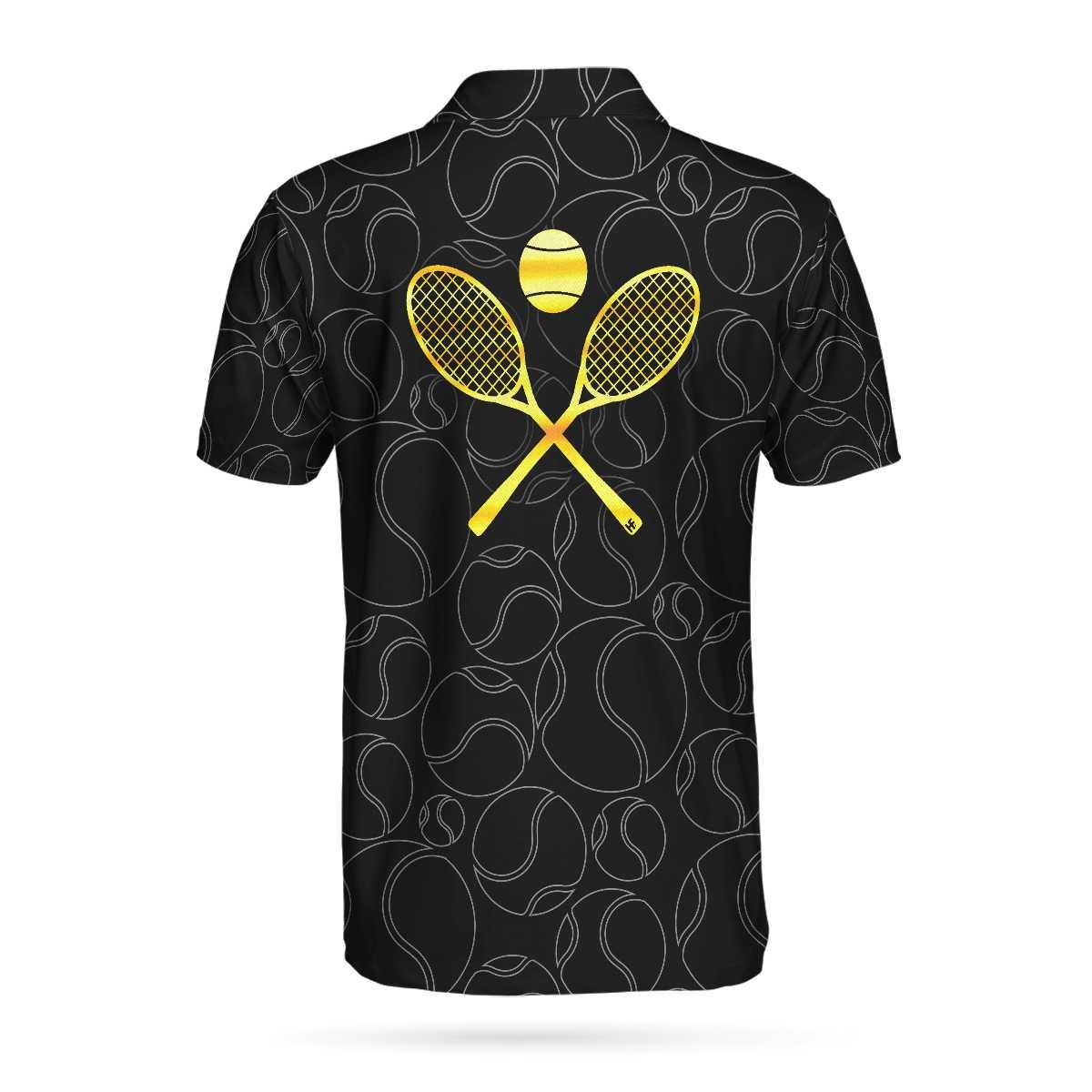 Tennis American Flag Custom Name Polo Shirt, Personalized American Flag Tennis Polo Shirt For Men, Tennis Gift For Male Players - Perfect Gift For Men - Image 2