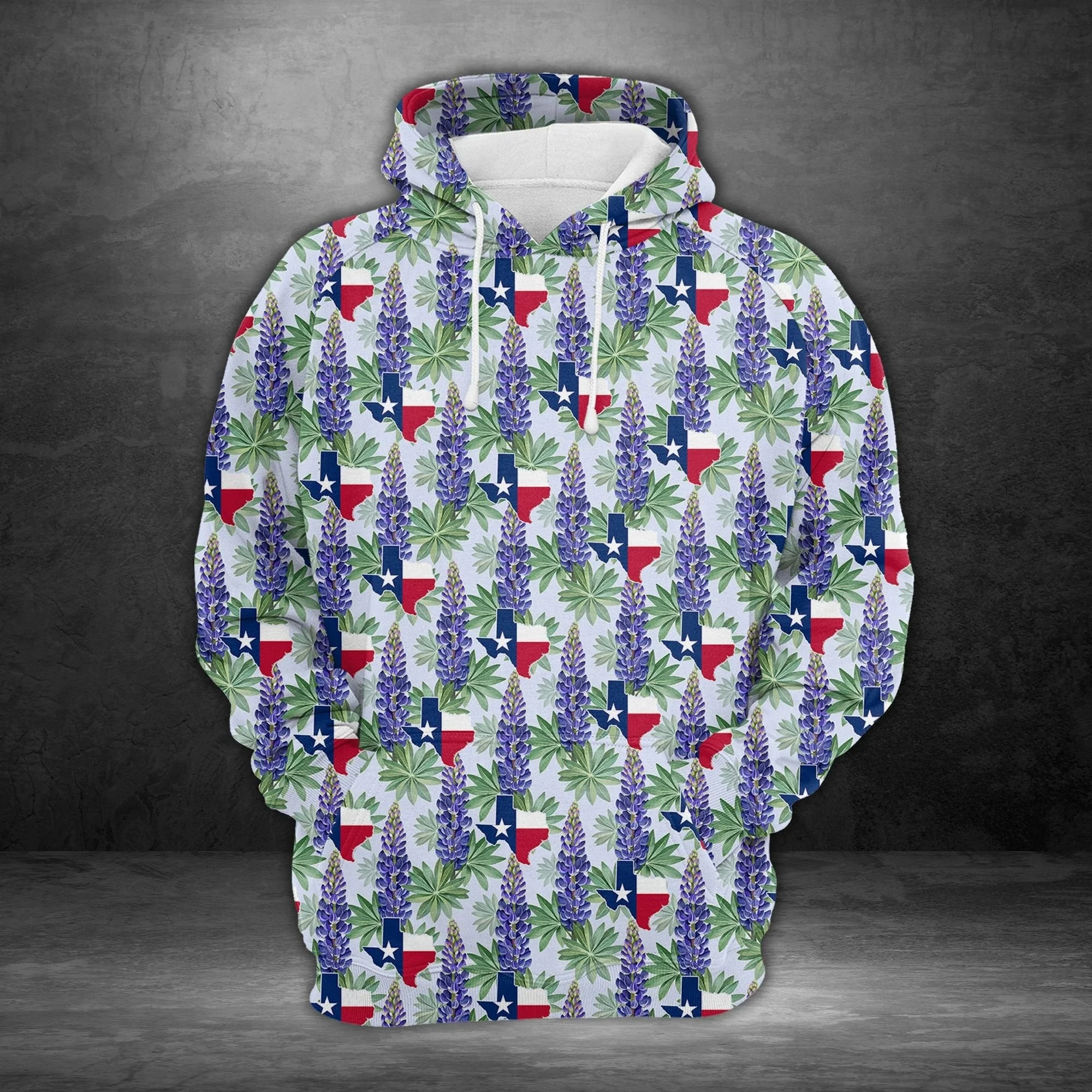 Texas Bluebonnet Pullover Premium Hoodie, Perfect Outfit For Men And Women On Christmas New Year Autumn Winter - Image 2