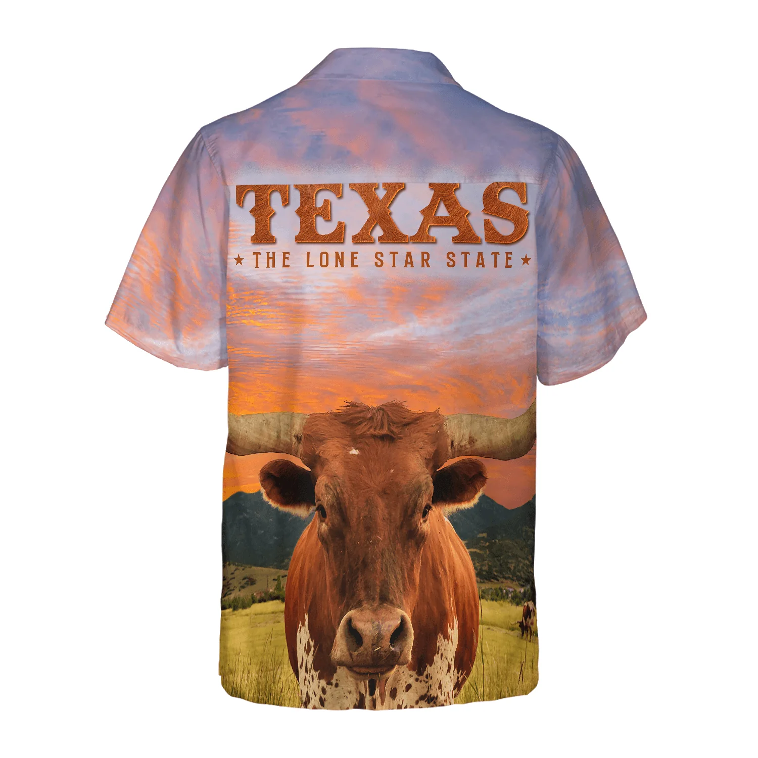 Texas Longhorn Bull Hawaiian Shirt, Texas The Lone Star State, Unique Texas, Texas Lovers, Summer Aloha Shirt Perfect Gift For Men Women - Image 2