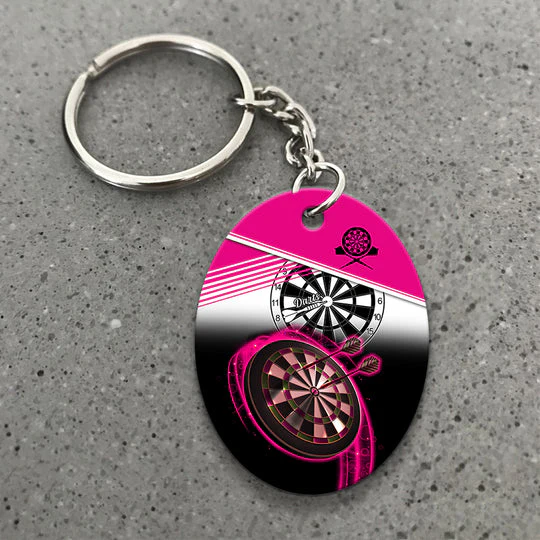 The Coolest Girls Throw Darts Acrylic Keychain For Darts Players - Christmas Gift For Darts Lovers, Darts Team, Family, Friends - Image 5