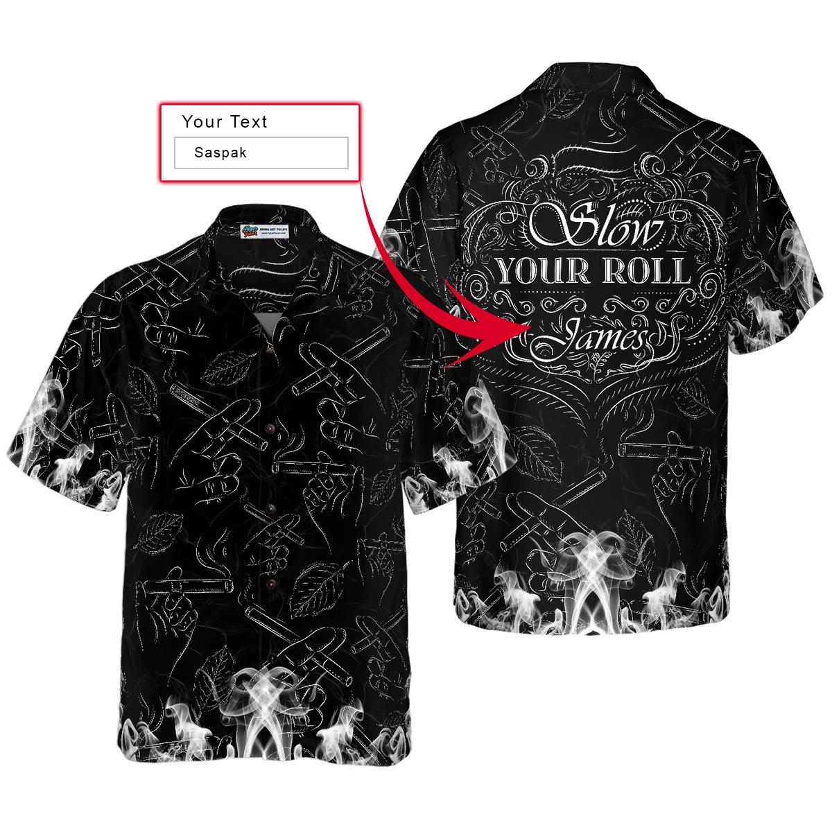 Tobacco Seamless Pattern Custom Hawaiian Shirt, Tobacco Hawaiian Shirt, Tobacco Aloha Shirt- Perfect Gift For Men, Women, Friend, Family - Image 2