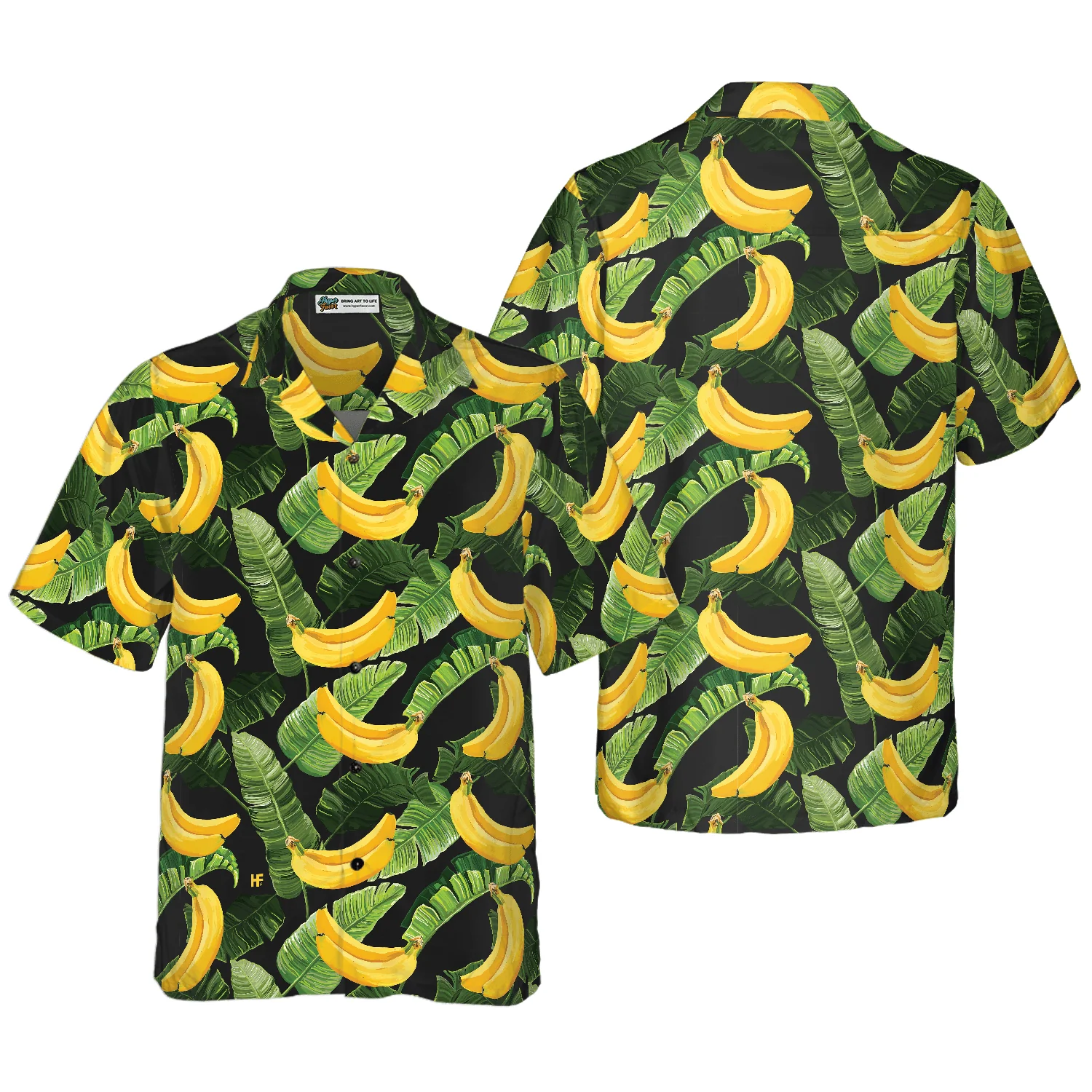 Tropical Banana Leaves And Banana Aloha Hawaiian Shirt For Summer, Colorful Shirt For Men Women, Perfect Gift For Friend, Team, Family - Image 2